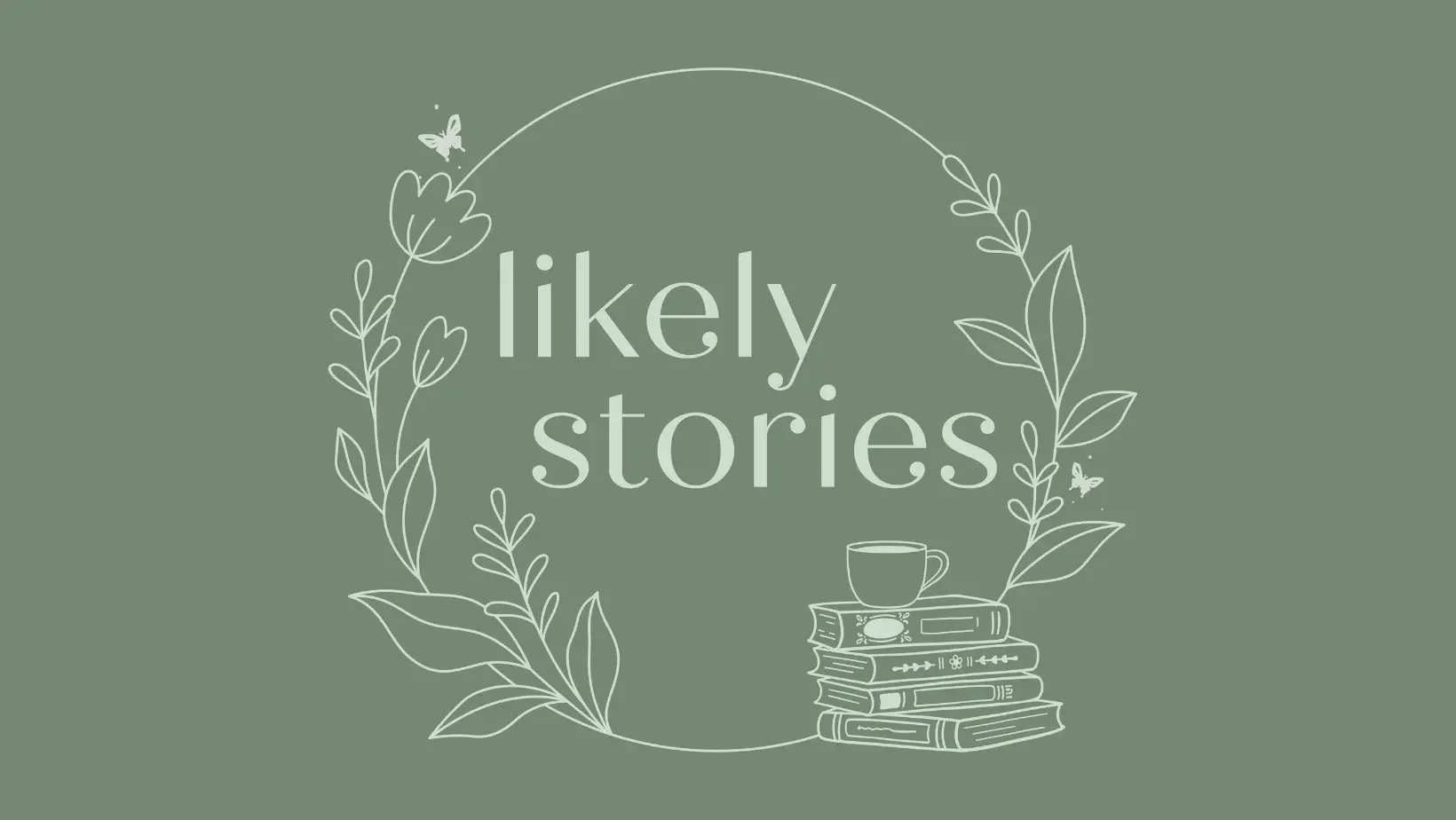 Likely Stories podcast logo, writing and editing discussions by Rachel Vine