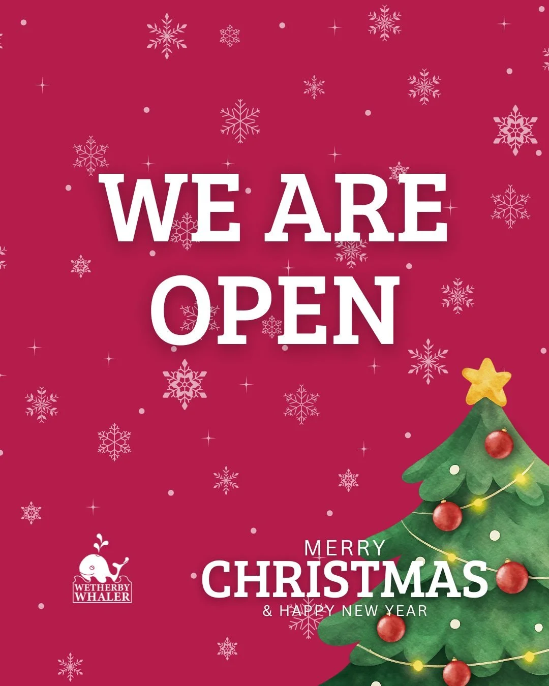 🎄🎁 We hope you had a wonderful Christmas, but if you've had enough of turkey sandwiches, we are open from 11:30 am in Wetherby, Guiseley, York, Wakefield, Pudsey and Outwood! 🎁🎄