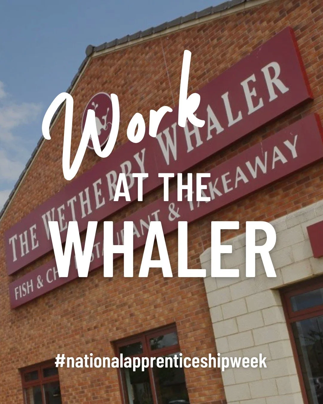 👋😀 We&rsquo;re excited to celebrate National Apprenticeship Week at Wetherby Whaler.  Apprenticeships are more than training - they&rsquo;re the foundation of long-term careers. 😀👋

Across our three core departments - Friers, Kitchen, and Restaur