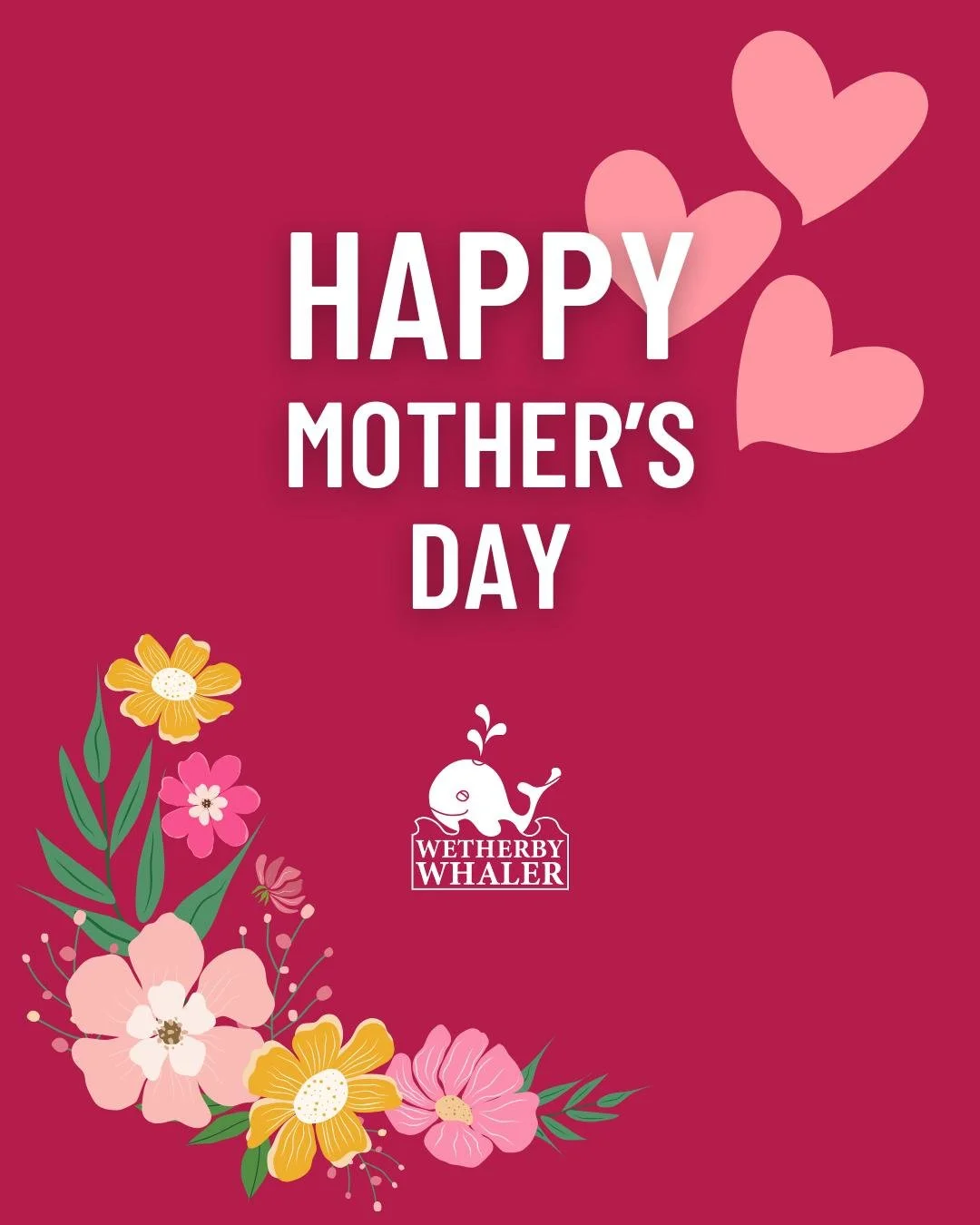 💕💐 From all of us at The Wetherby Whaler, we&rsquo;re wishing all the amazing mums, grandmas, stepmums, and mother figures a wonderful day filled with love, laughter&hellip; and maybe a cheeky fish &amp; chips. 💐💕

Thank you for everything you do