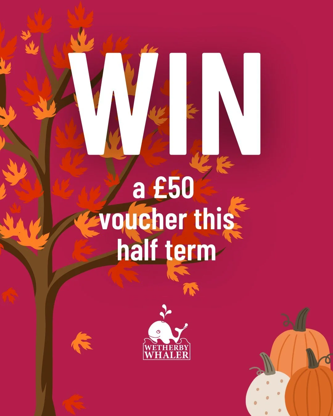 🏆🍟🐟 WIN A &pound;50 WETHERBY WHALER VOUCHER THIS HALF TERM! 🐟🍟🏆

October half term is here! Whether you're enjoying a family day out, catching up with friends or simply fancy a proper fish and chip feast, we've got a little treat for you.

We'r