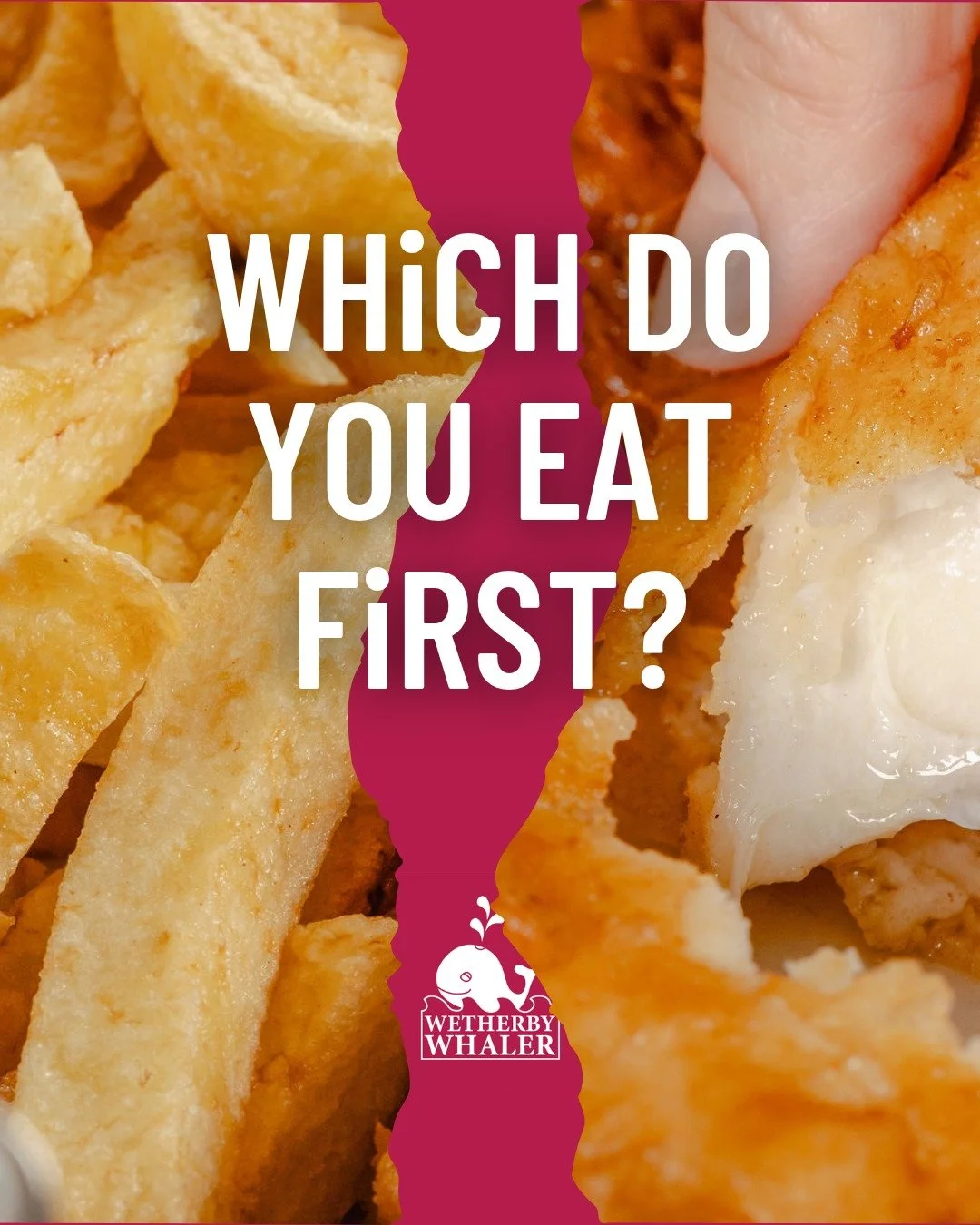 🤔🐟🍟 Quick question: are you a fish-first person or a chips-first person? 🍟🐟🤔

There&rsquo;s no wrong answer&hellip; but we know people feel strongly about this one. 👀

Let us know which you tuck into first!