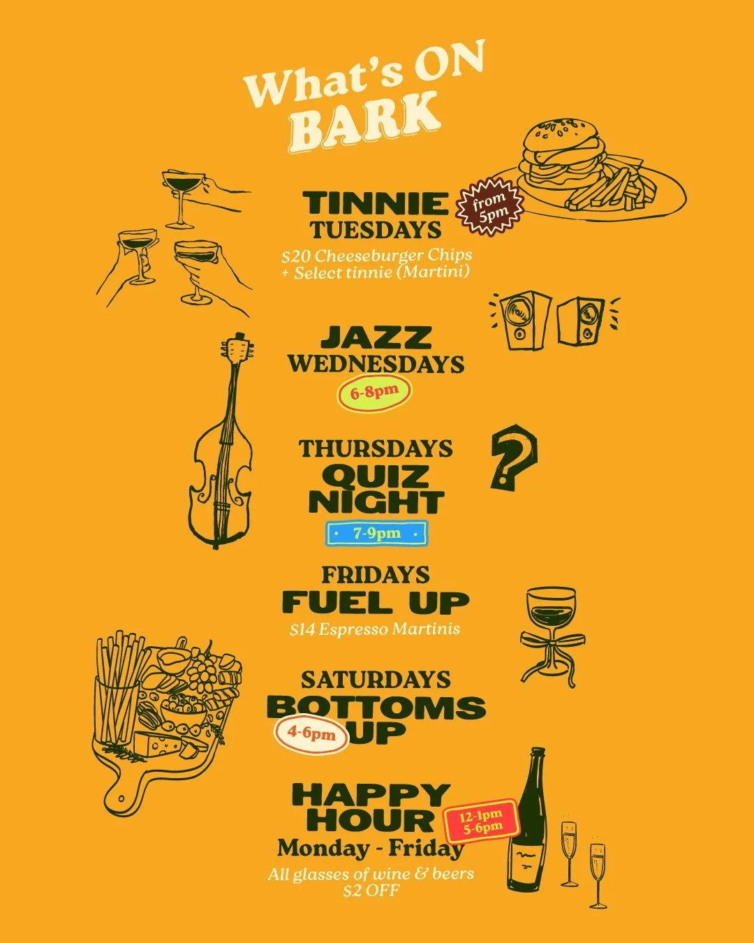 BARK culture = sorted. Plan your week with us. ✨