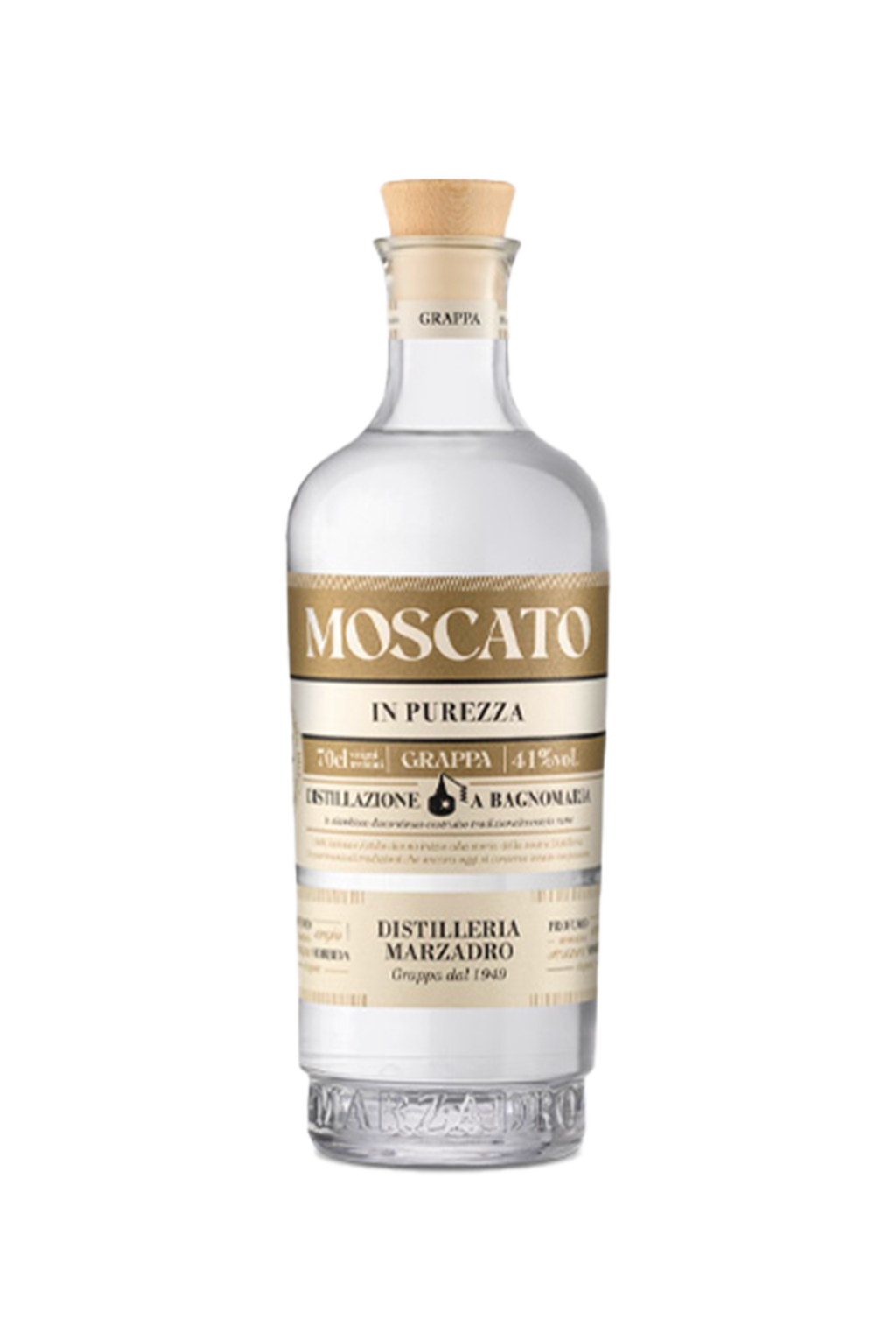 GRAPPA MOSCATO 50CL 41% MARZADRO