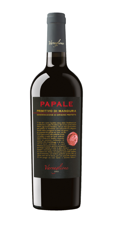 PRIMITIVO DI MANDURIA PAPALE DOP 2020 VARVAGLIONE