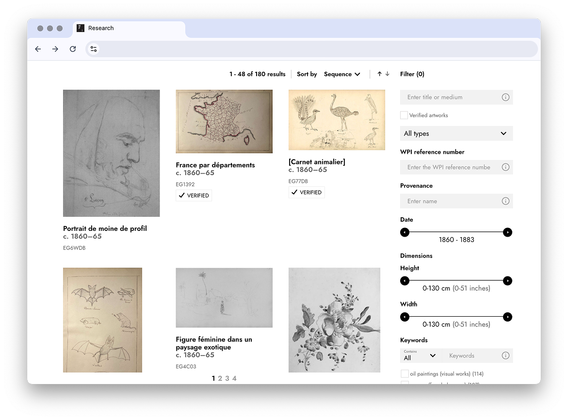 View of the Eva Gonzalès Catalogue Raisonné