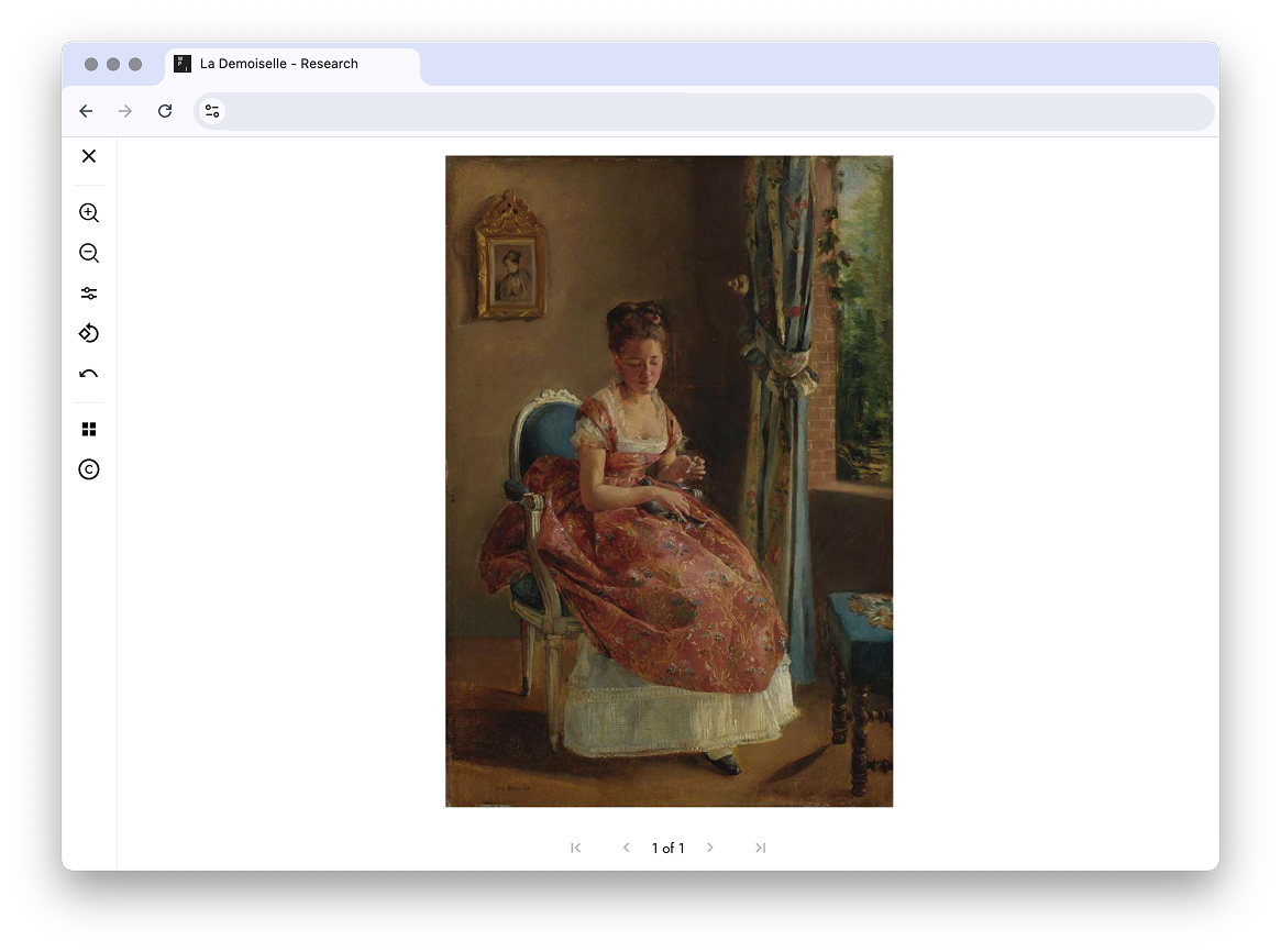 Image of La Demoiselle by Eva Gonzalès