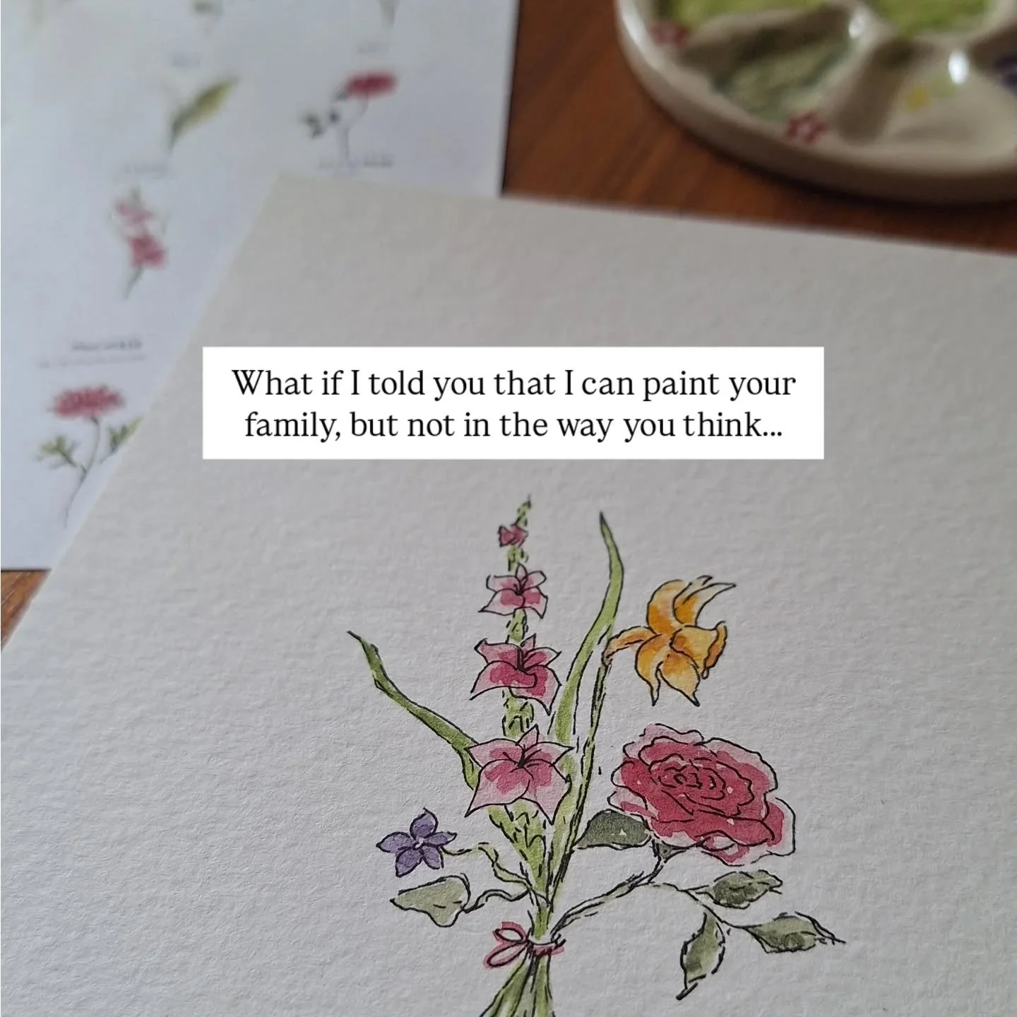 ✨️Family Bouquets are such a special part of my business. 

Why? 

🌟 Because I love celebrating family!!

Painting your family in flowers is my way of celebrating each and every unique family.

A special bouquet for your family. 

*
*

Why not get m