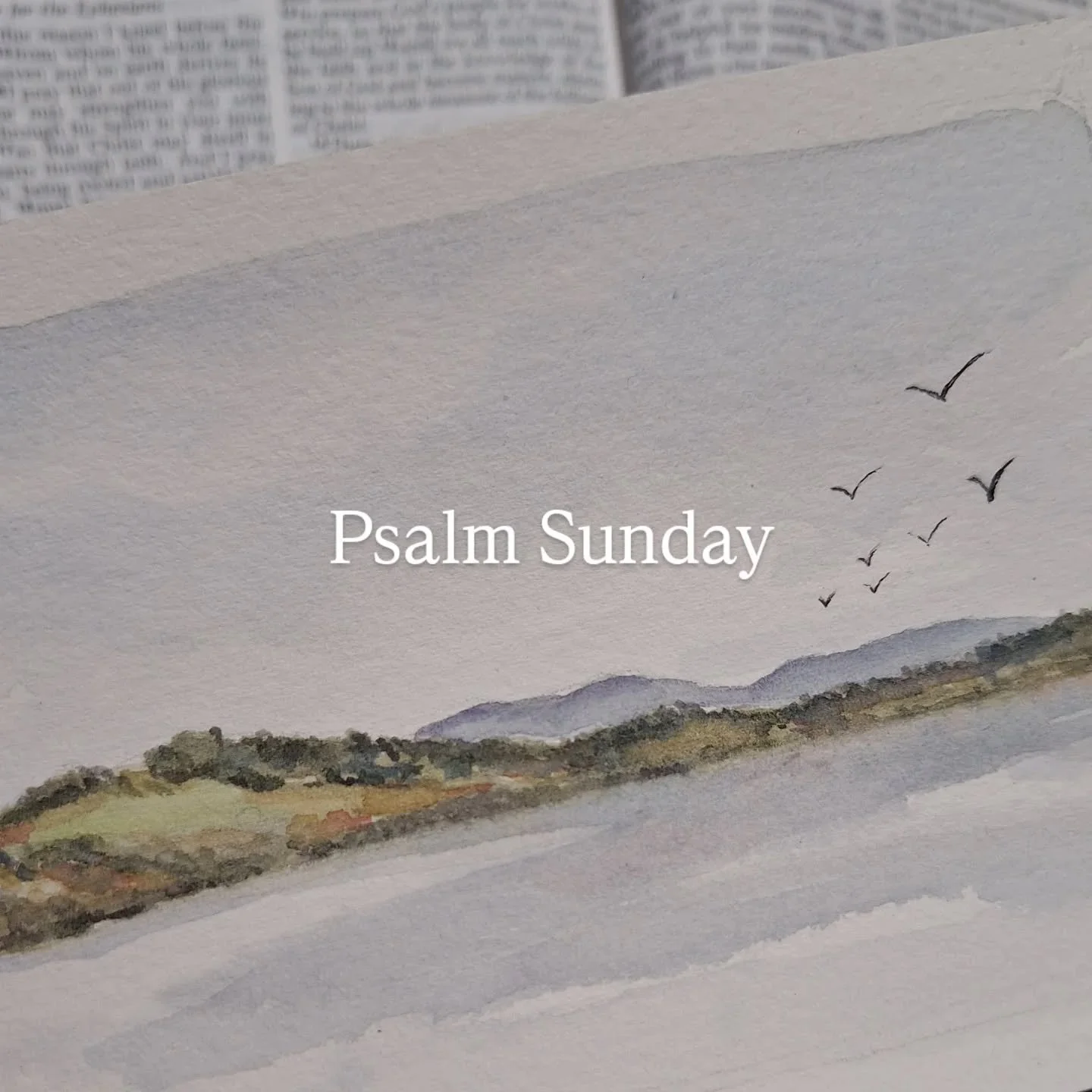 Every morning...

#psalmsartdesign
#psalmsundayart
#psalmwatercolour