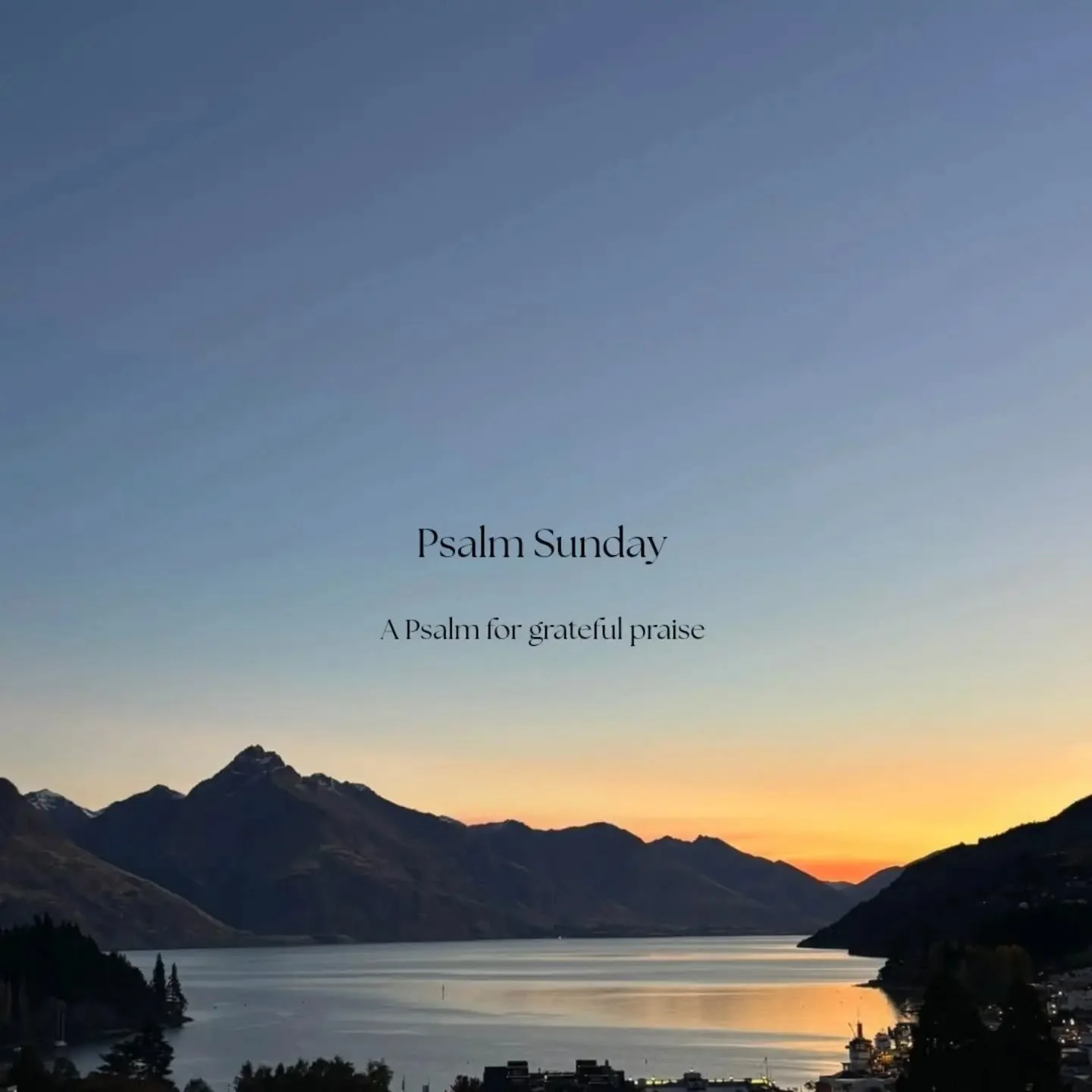 The beauty of New Zealand made me thank God for his creativity and power. Honestly,  these mountains are just spectacular ✨️

This Psalm reminds us who we are under such a great and powerful God

The sheep of his pasture. 
Loved by him.
Known.
Seen b