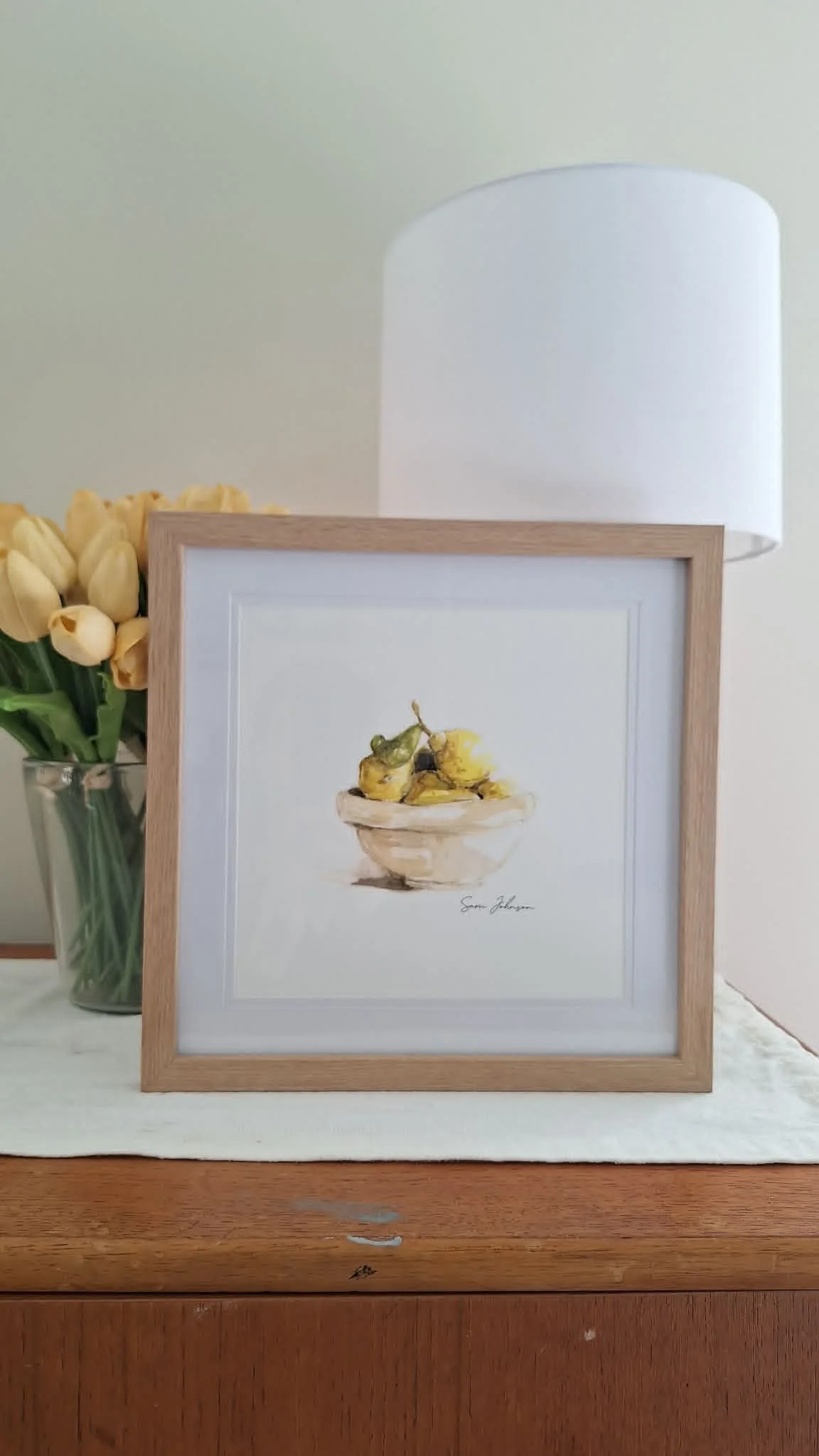PRINT-  Lemons in Bowl