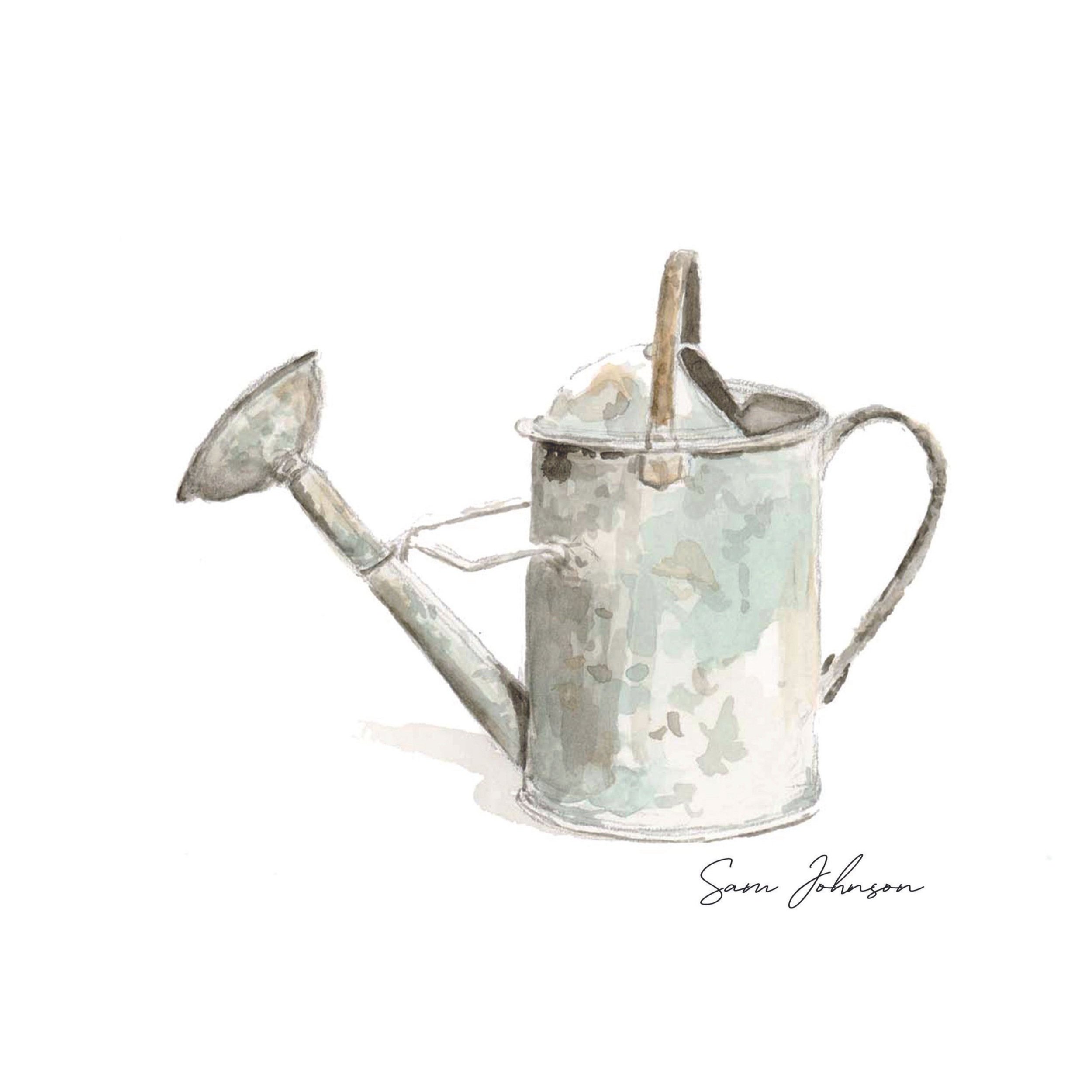 Card WATERING CAN