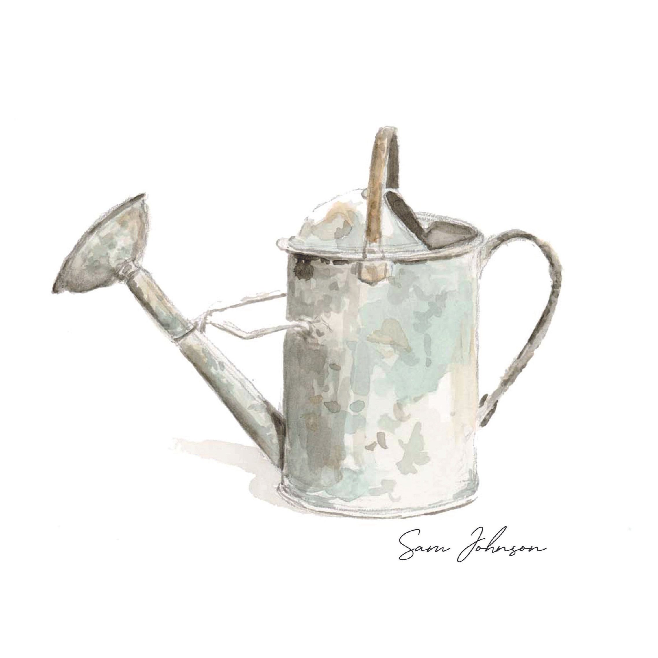 PRINT Garden Series - watering can