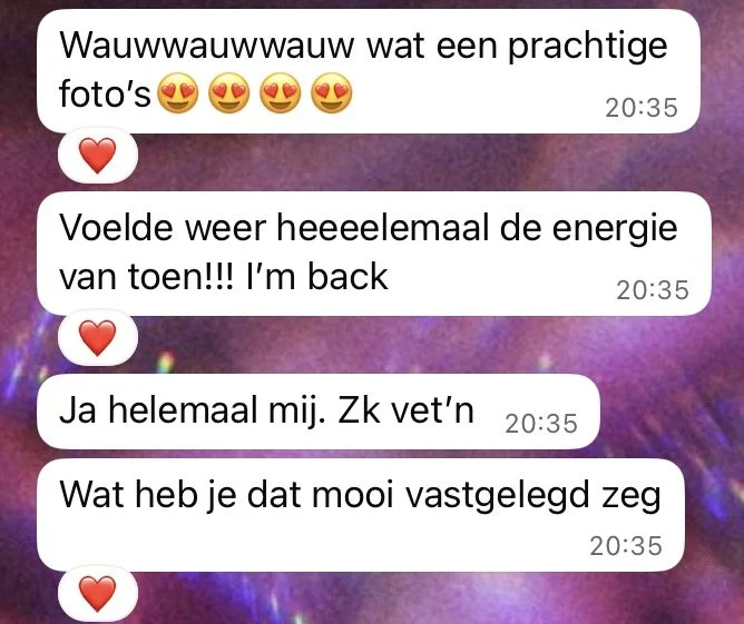 Energetische fotoshoot