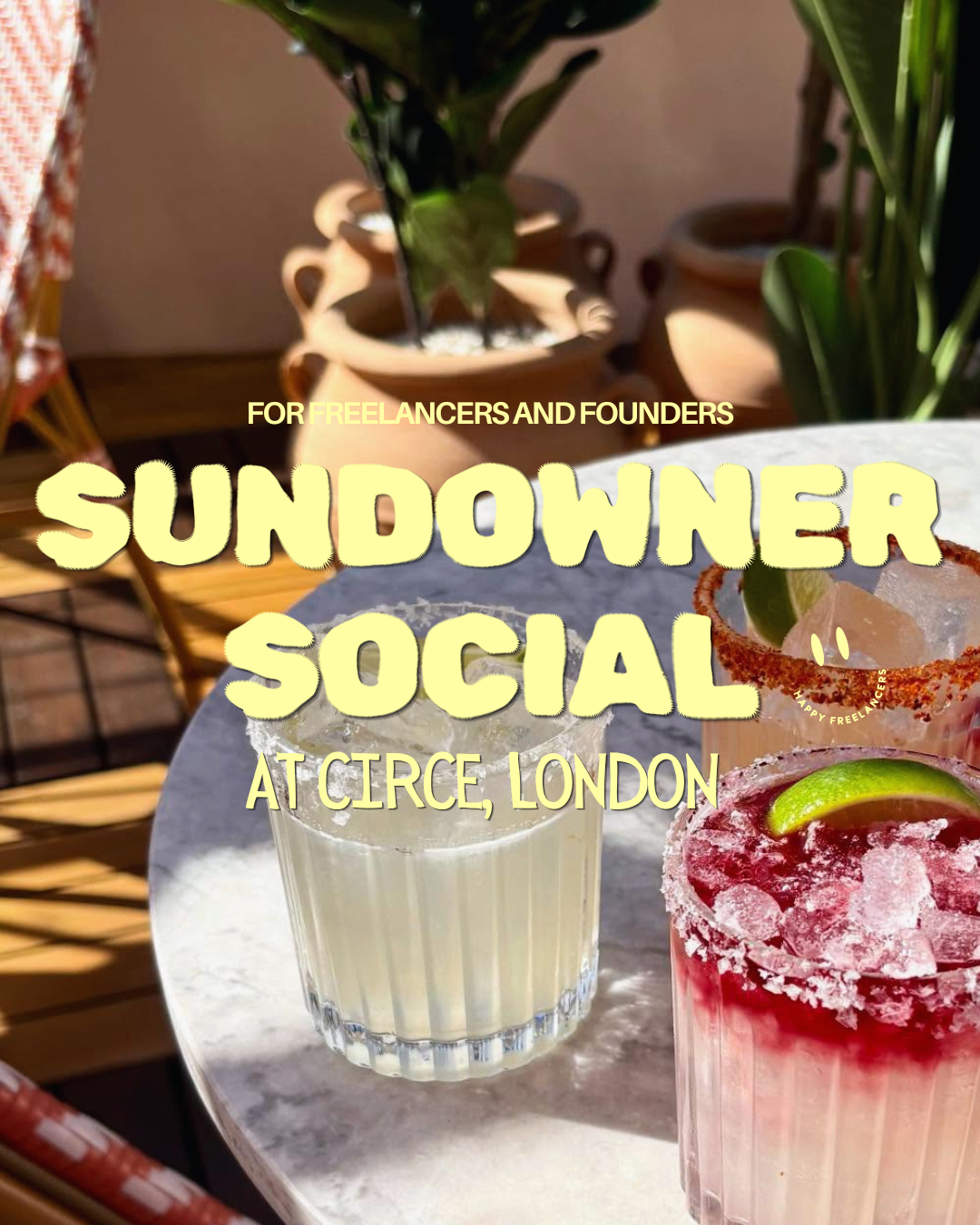 London Sundowner Social @ Circe, Waterloo: Thursday 4th June, 6:30pm