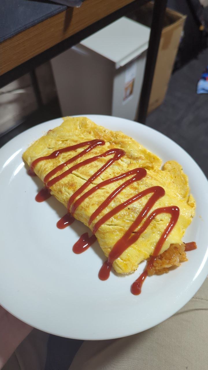 Zelfgemaakte omurice!