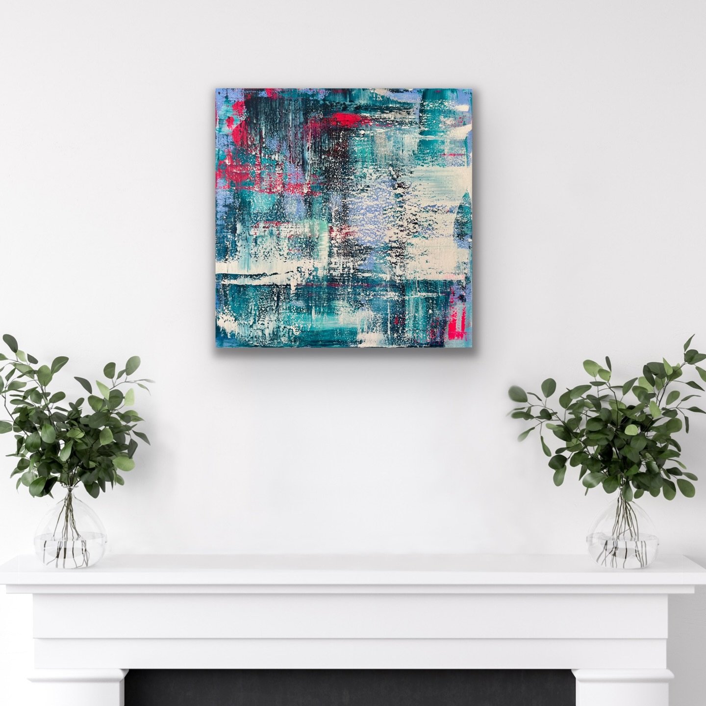 This is a new painting I recently completed. It will be available for purchase after it has been framed. 50x50x3.8cm mixed media on deep edge canvas. #abstractart #contemporarybritishpainter #mixedmediapainting #artcollector #artist