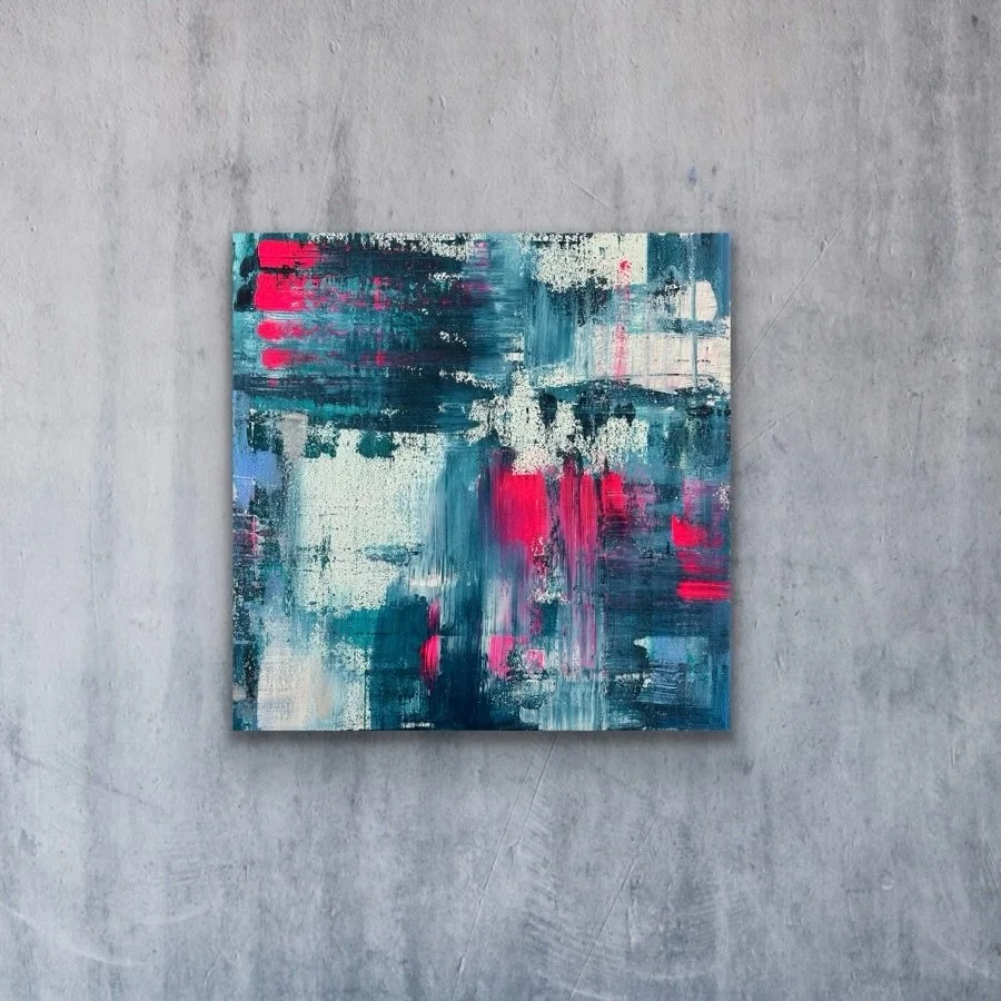 Another recently completed painting in a new series. Available for purchase after framing, DM me for details. Mixed media on deep edged canvas 50x50x3.8cm. #abstractpainting #brightonartist #artforsale #britishpainter #contemporaryartcollector