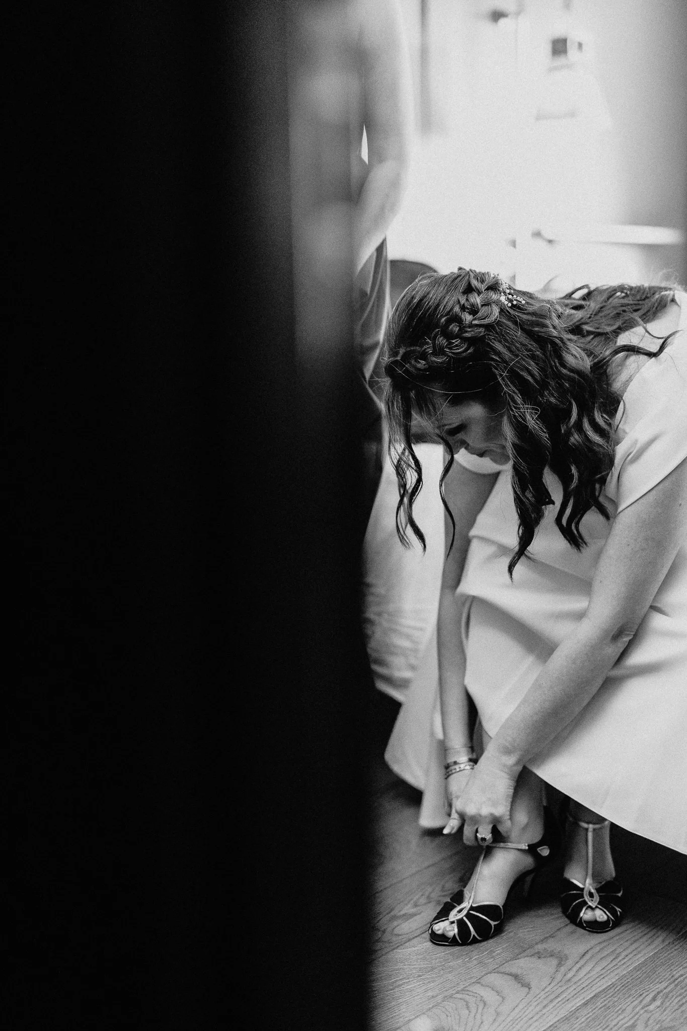 "I want my dressing and preparation photos to focus on genuine moments instead of acting for the camera."