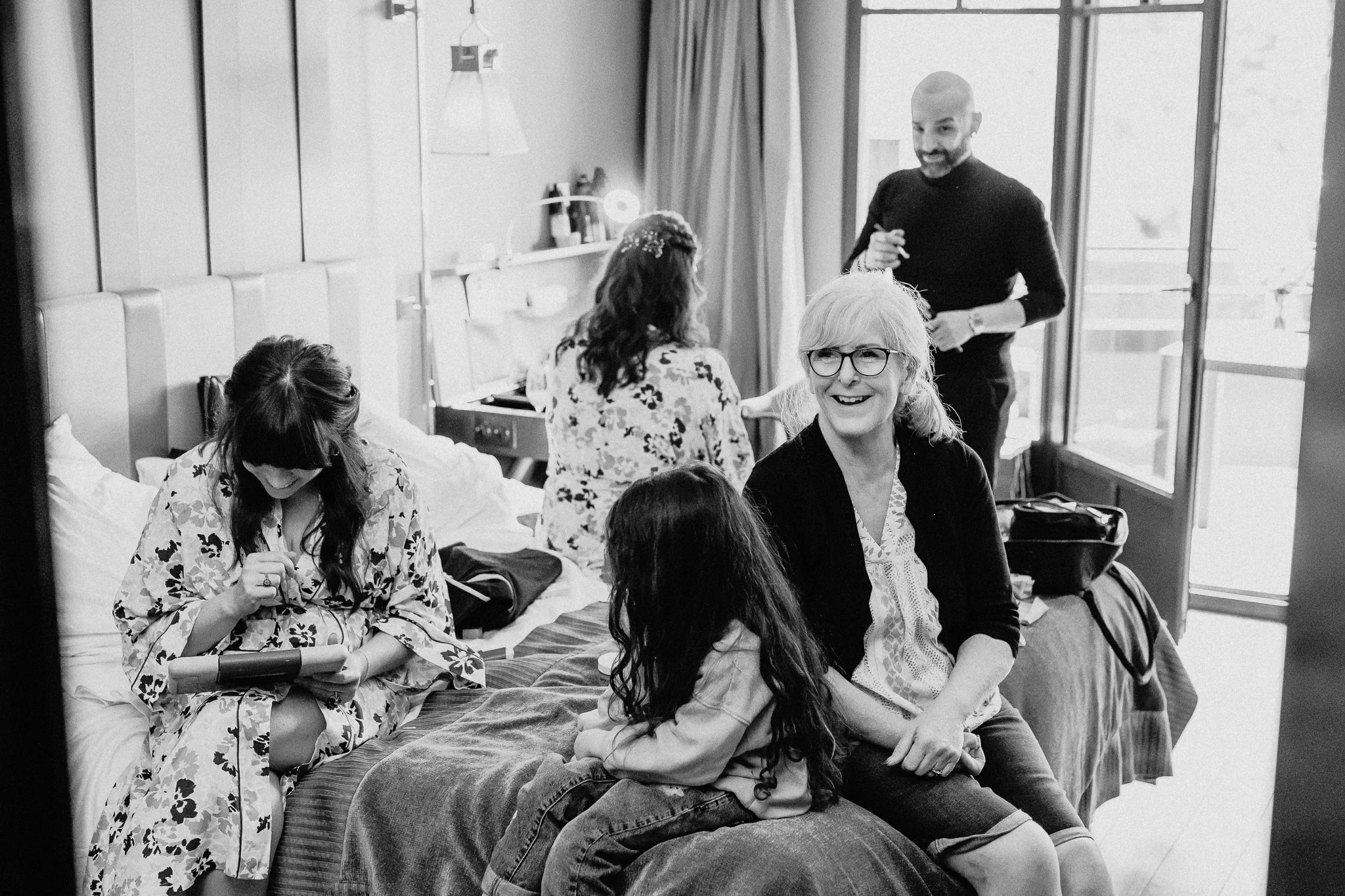 "I want our loved ones to be photographed in a quiet, candit way so we can remember how present and full of love they were"