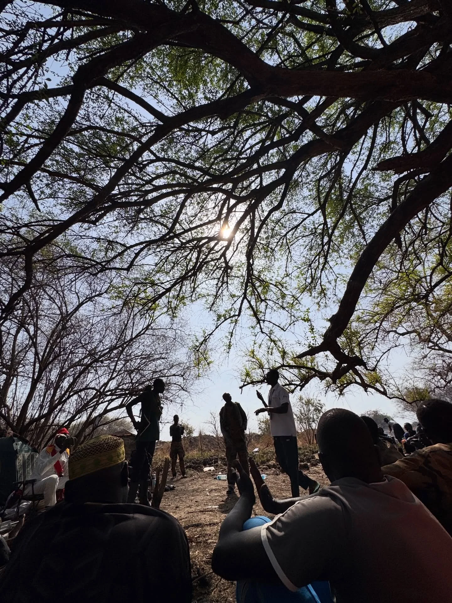 Day 06 

At the Makol Cuei&ndash;Manyabol meeting point, endurance took a different form. Not walking, but speaking.

Awoken at 4.30am by Murle songs and prayers, formal discussions began at 8am and ran until nearly 6pm. Youth and Chiefs from both si