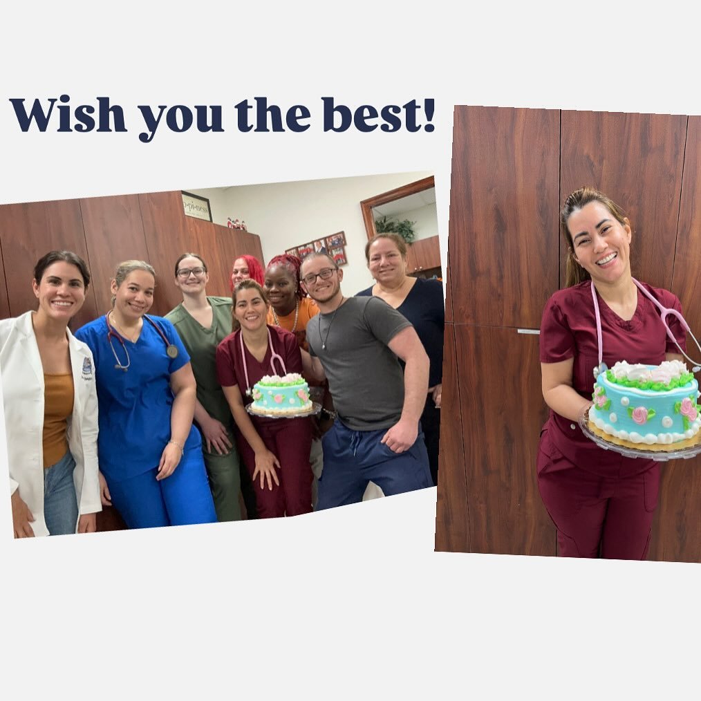 Monica&rsquo;s last day! We wish you the best. Thank you for being a kind and hard working medical assistant! Good luck on your next endeavor.