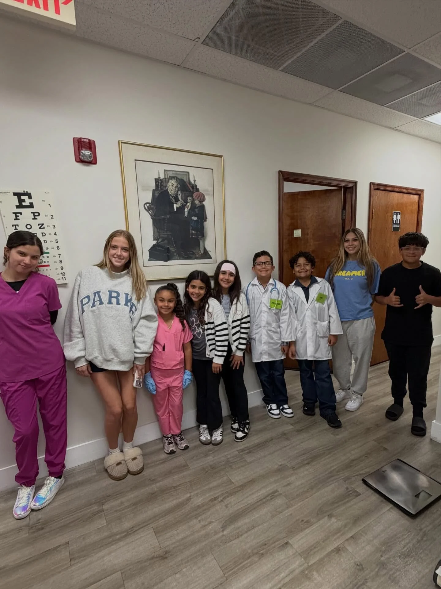 They came. They saw. They ran the office 😎 Successful Take your Child to Work Day! 🩺