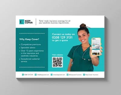 Keep Cover Brand Awareness A5 Landscape Leaflet
