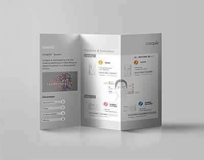 Croquis Z-fold Leaflet