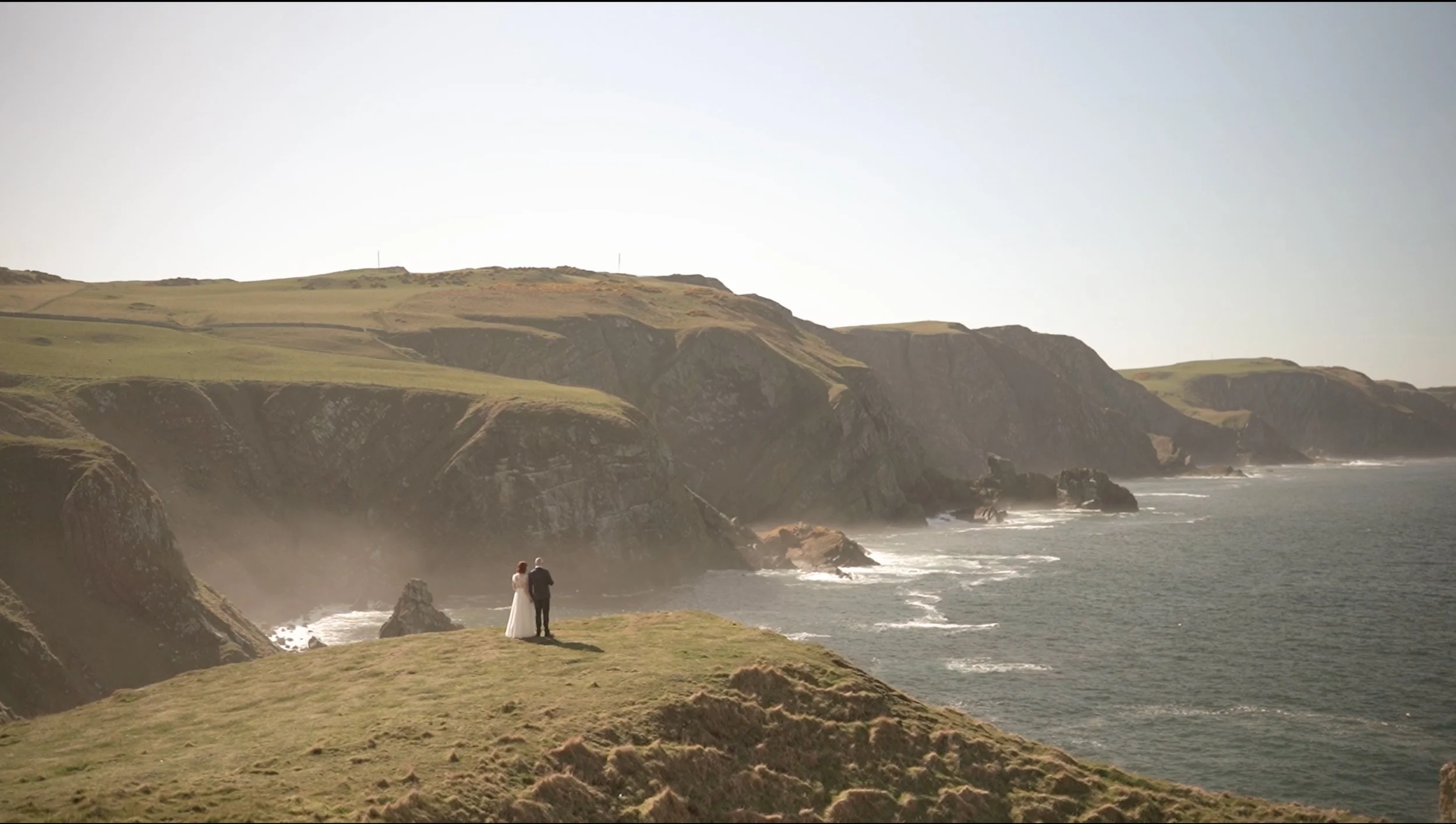 A Wild Scottish Elopement at St Abbs | East Lothian & Edinburgh Wedding Videographer