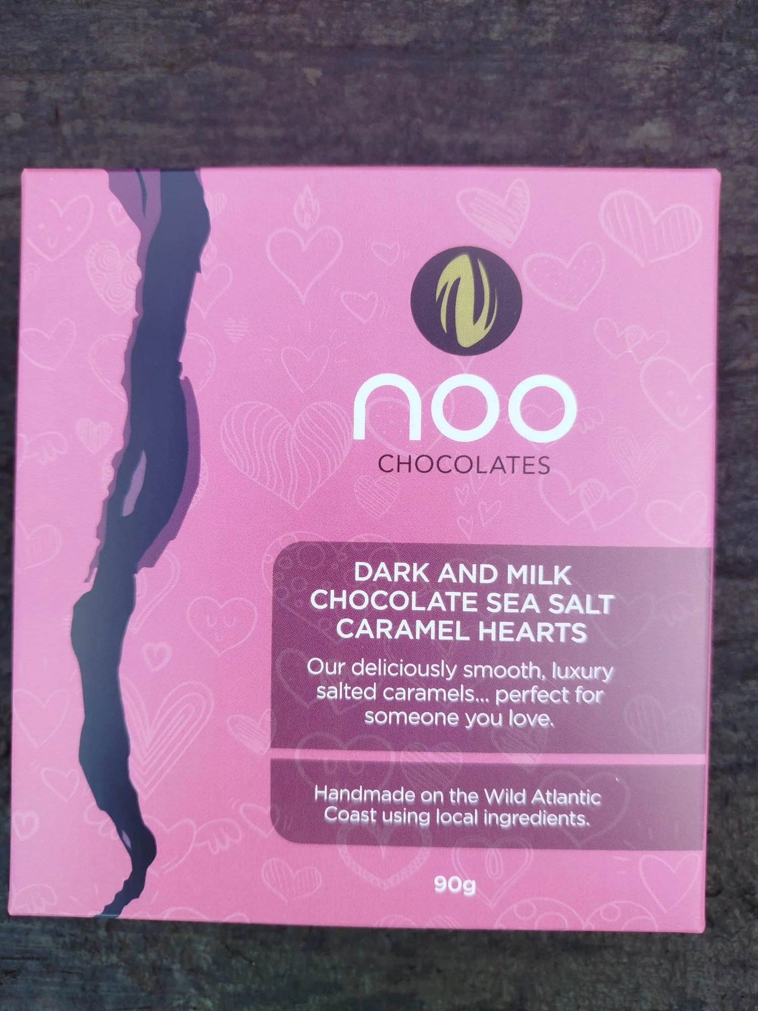 Valentine's 90g Salted Caramel Hearts