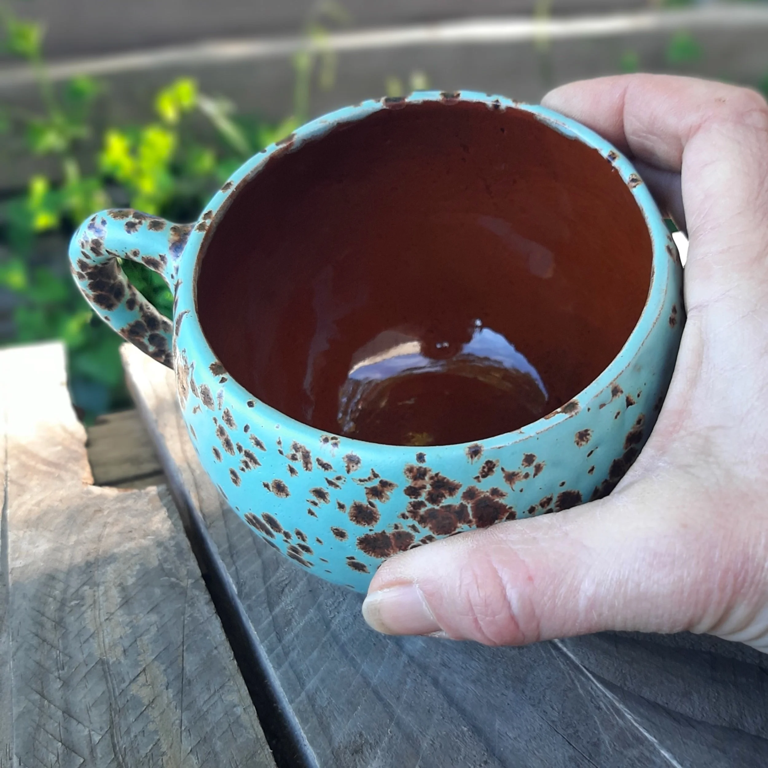 mug ronde bleu planete et miel 4.jpg