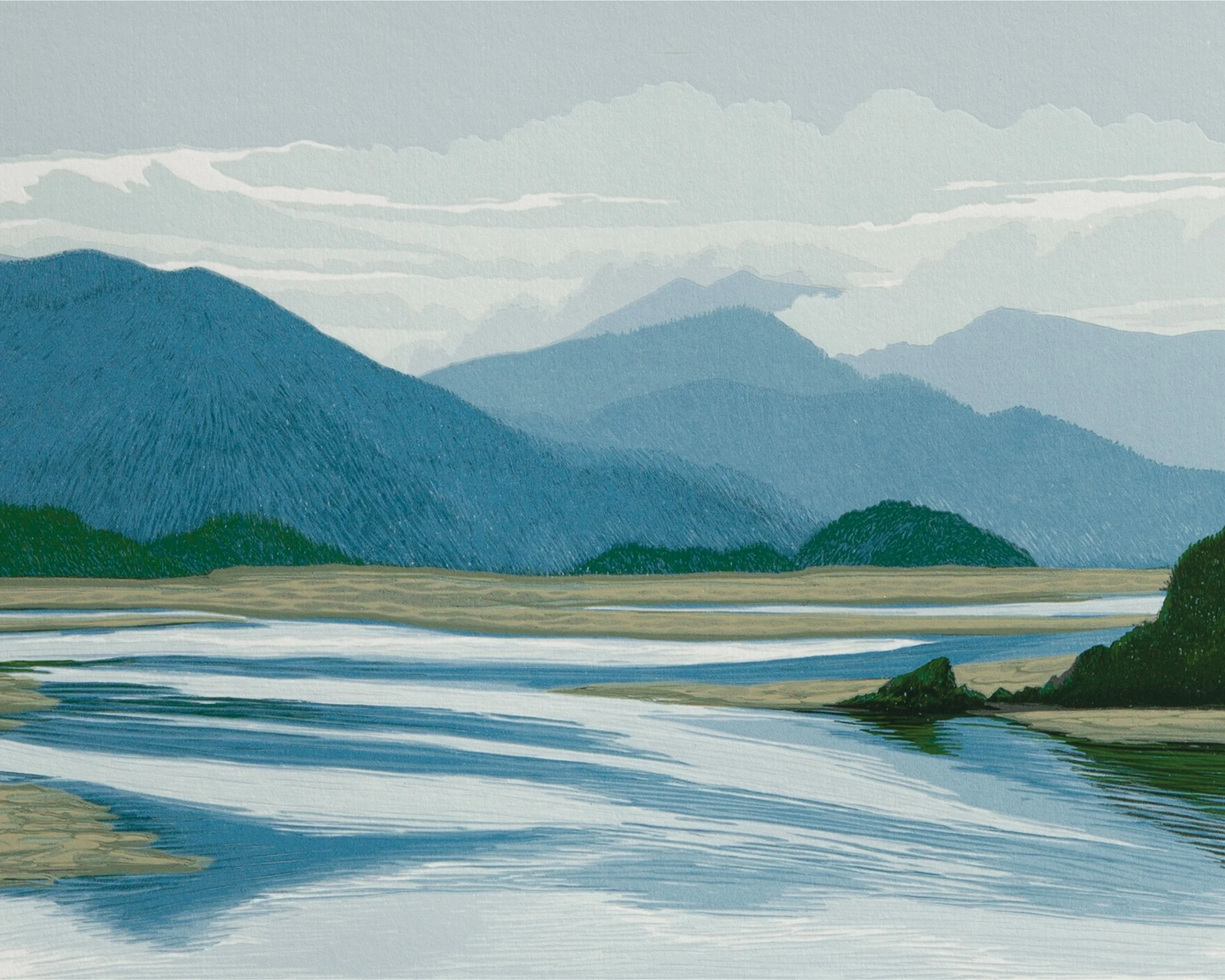 Low Tide, Mawddach Greetings Card image.jpg