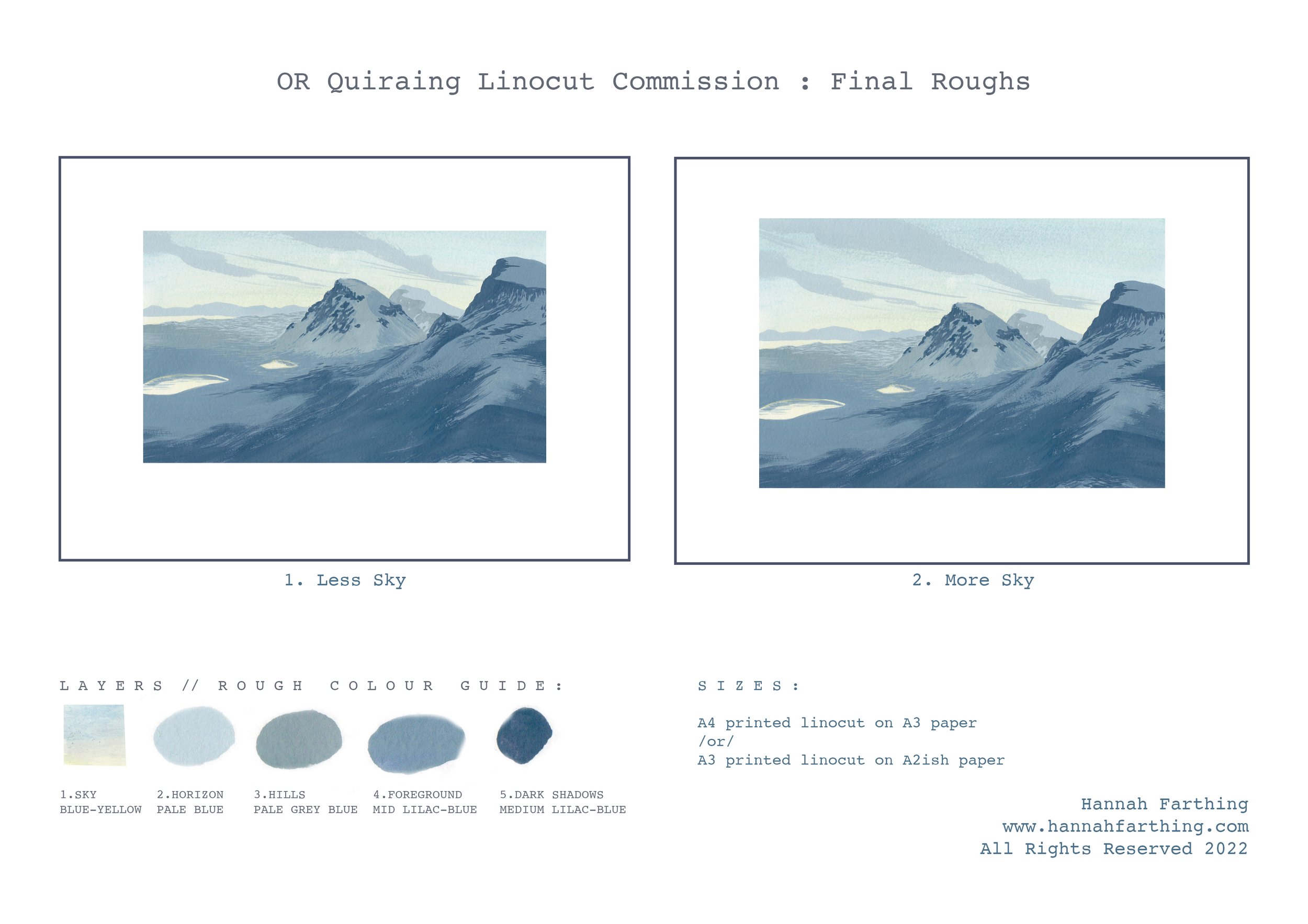 Final Roughs for ÒR