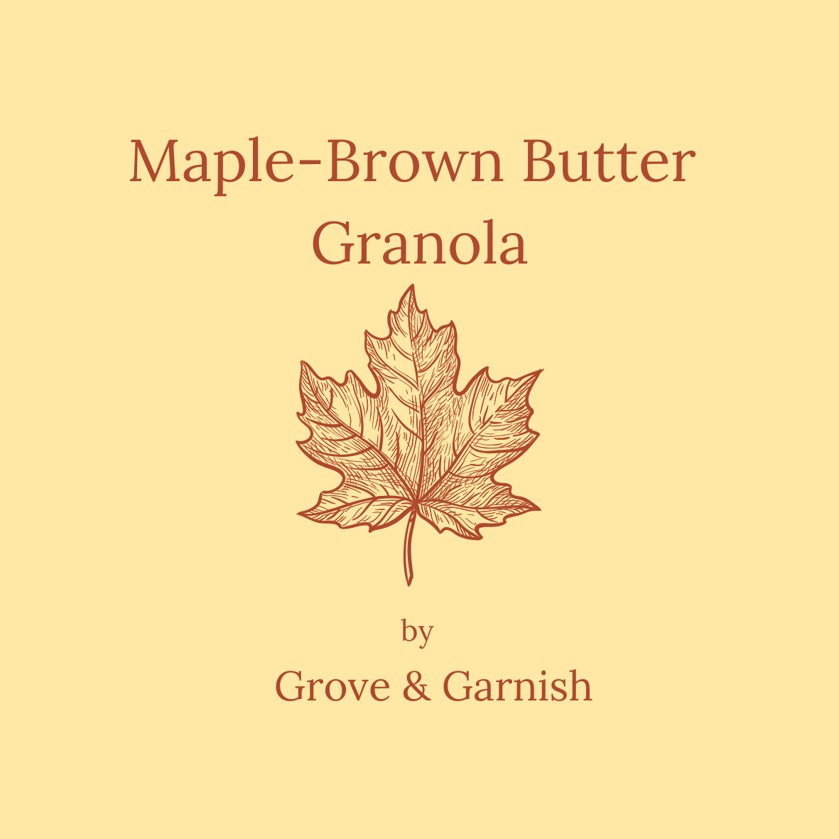 Maple Brown Butter