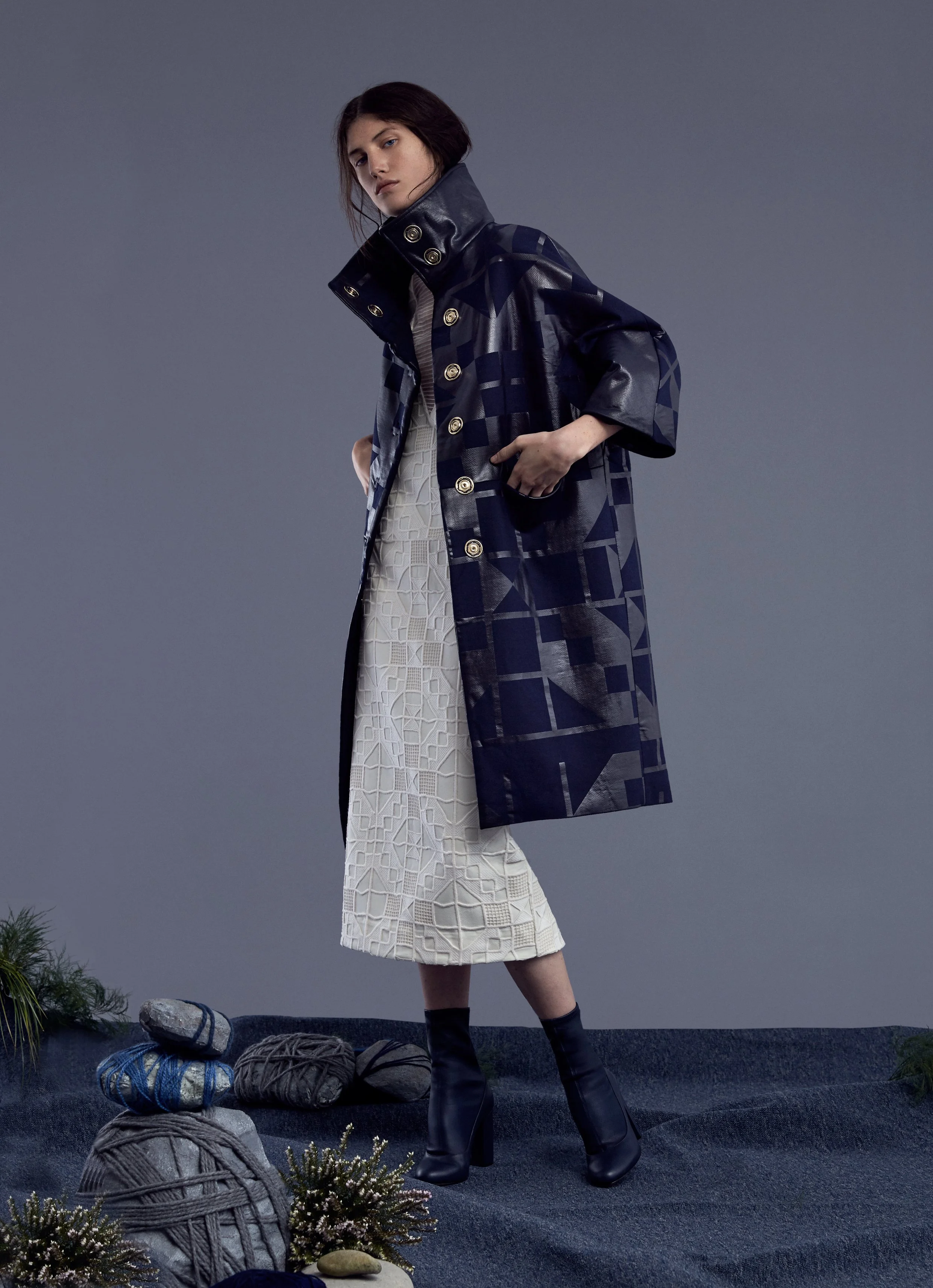 Early set design for Teatum Jones Woolmark Prize winning lookbook with Nous Creative