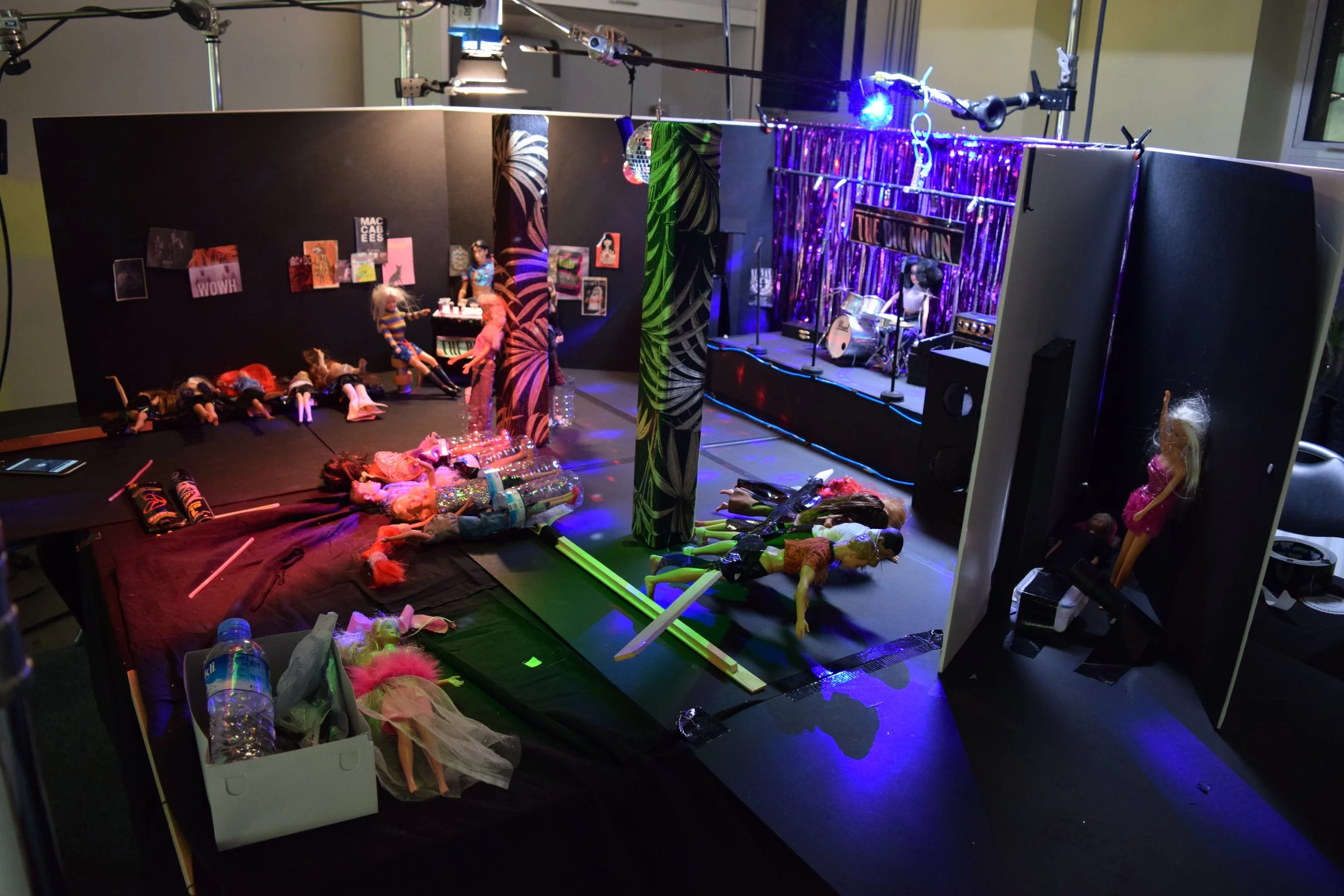 Behind the scenes at our barbie nightclub!