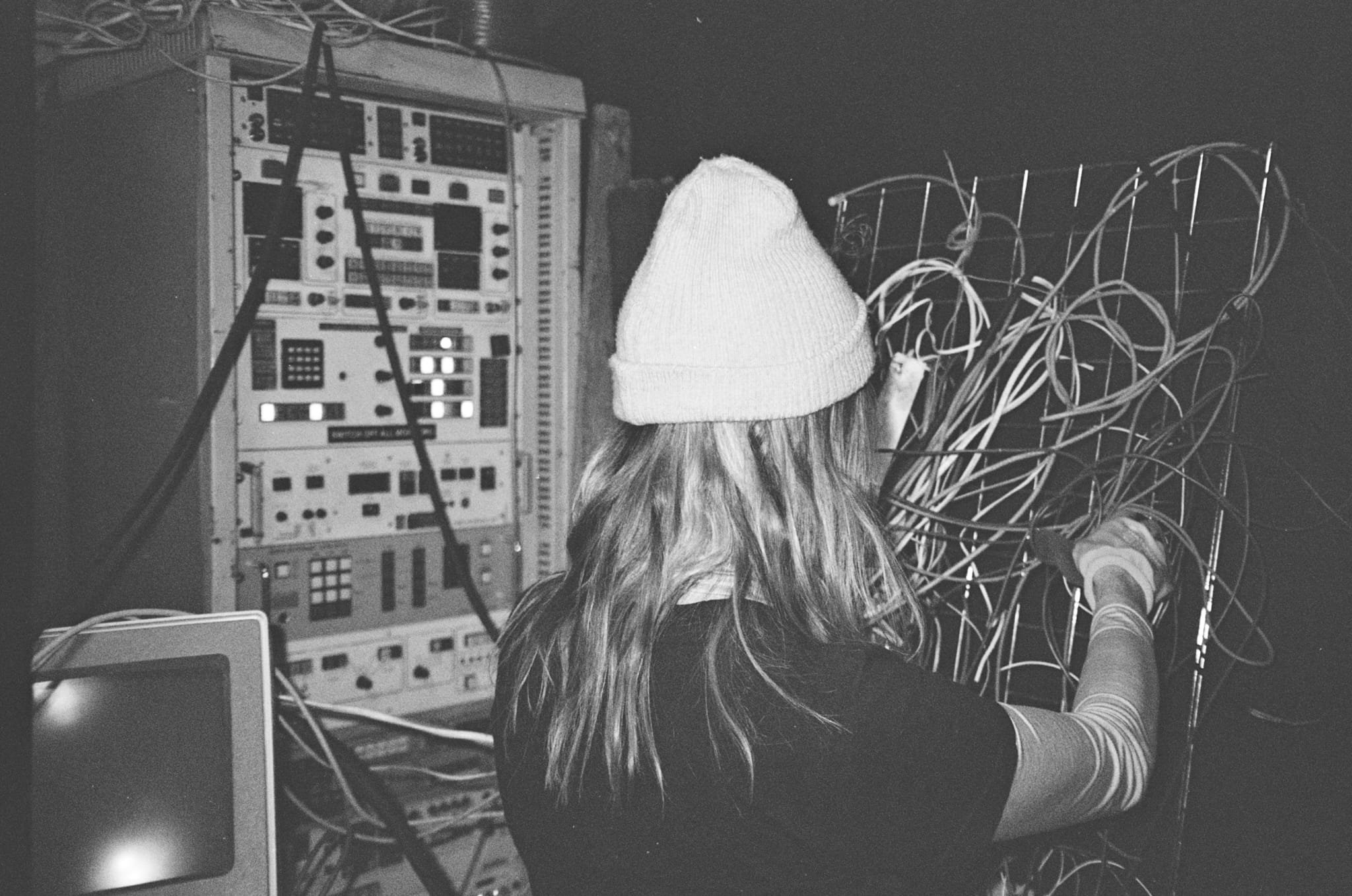 Maddy dressing one of the sets for DHL x The Dispatch Series 2