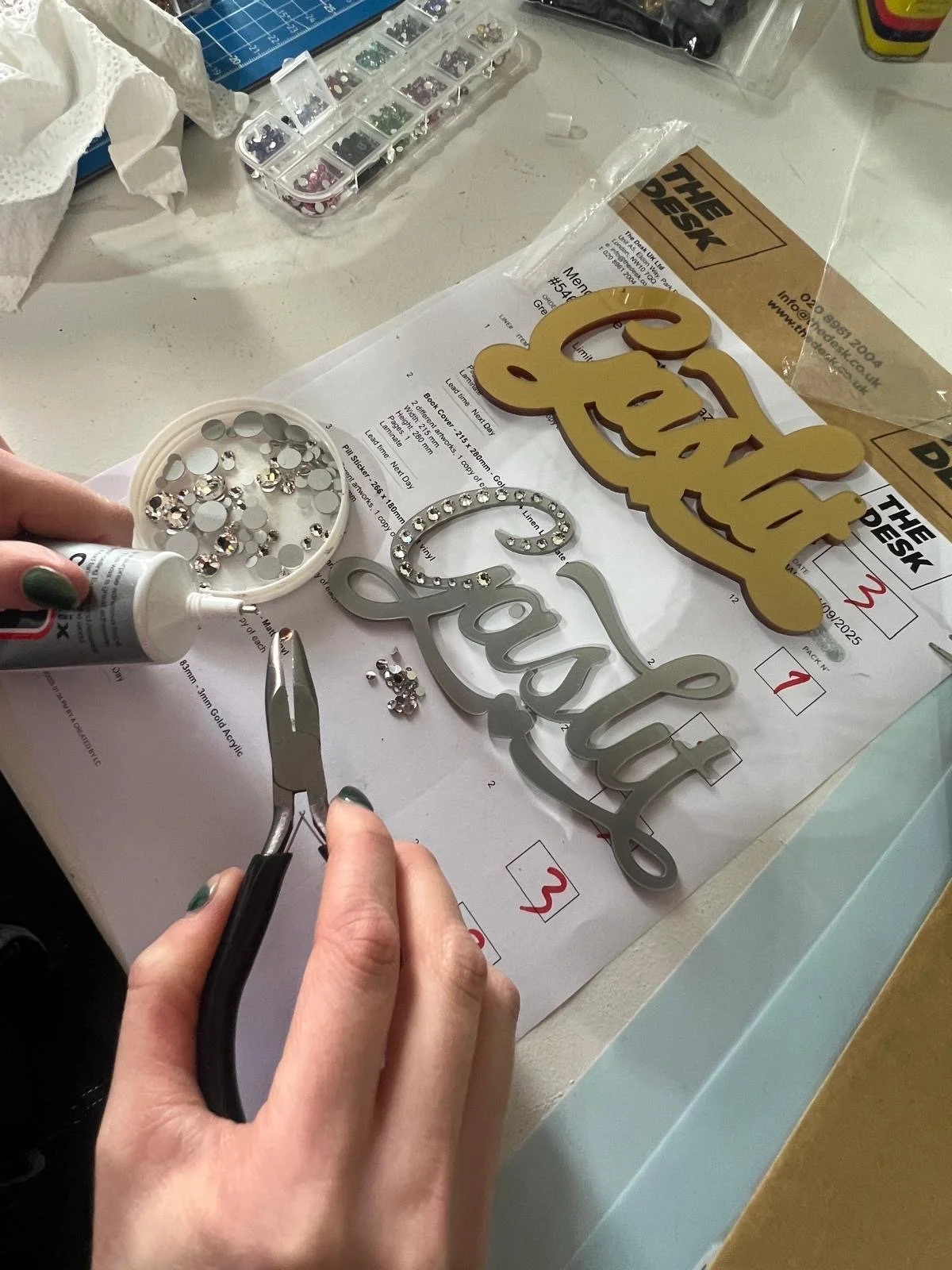 Creating a bespoke 'Gaslit' necklace for Amazon x Menopause Mandate