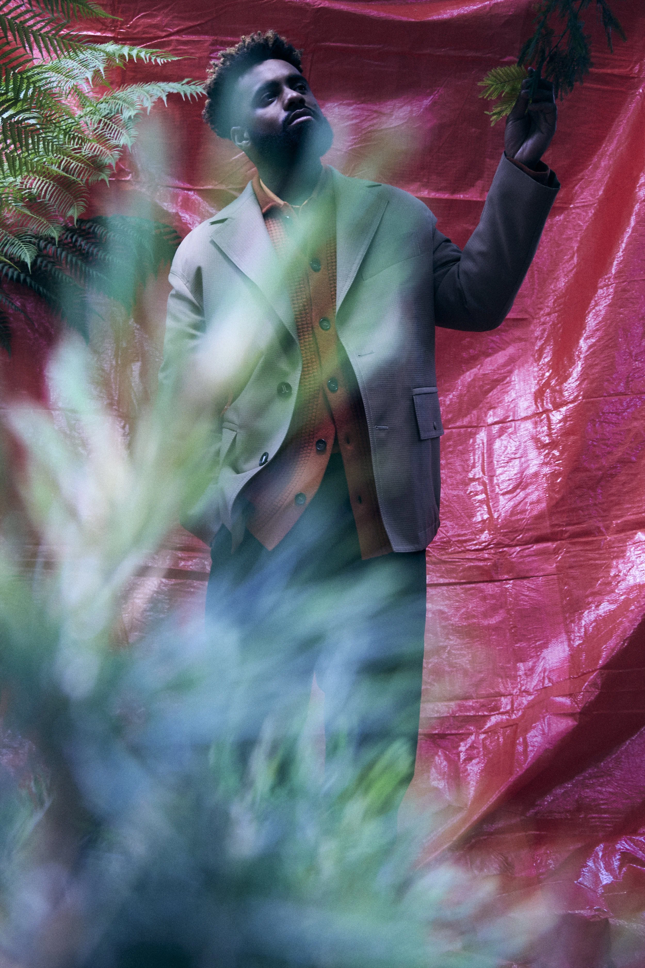 Still from editorial with singer Paul Russell