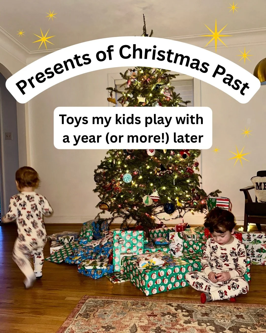 From a mom of two, these are the Christmas presents that have stood the test of time! I have a two year old and four year old and these are the toys my toddlers reach for day after day. 

Find these at your local toy store or comment TOYS and I&rsquo