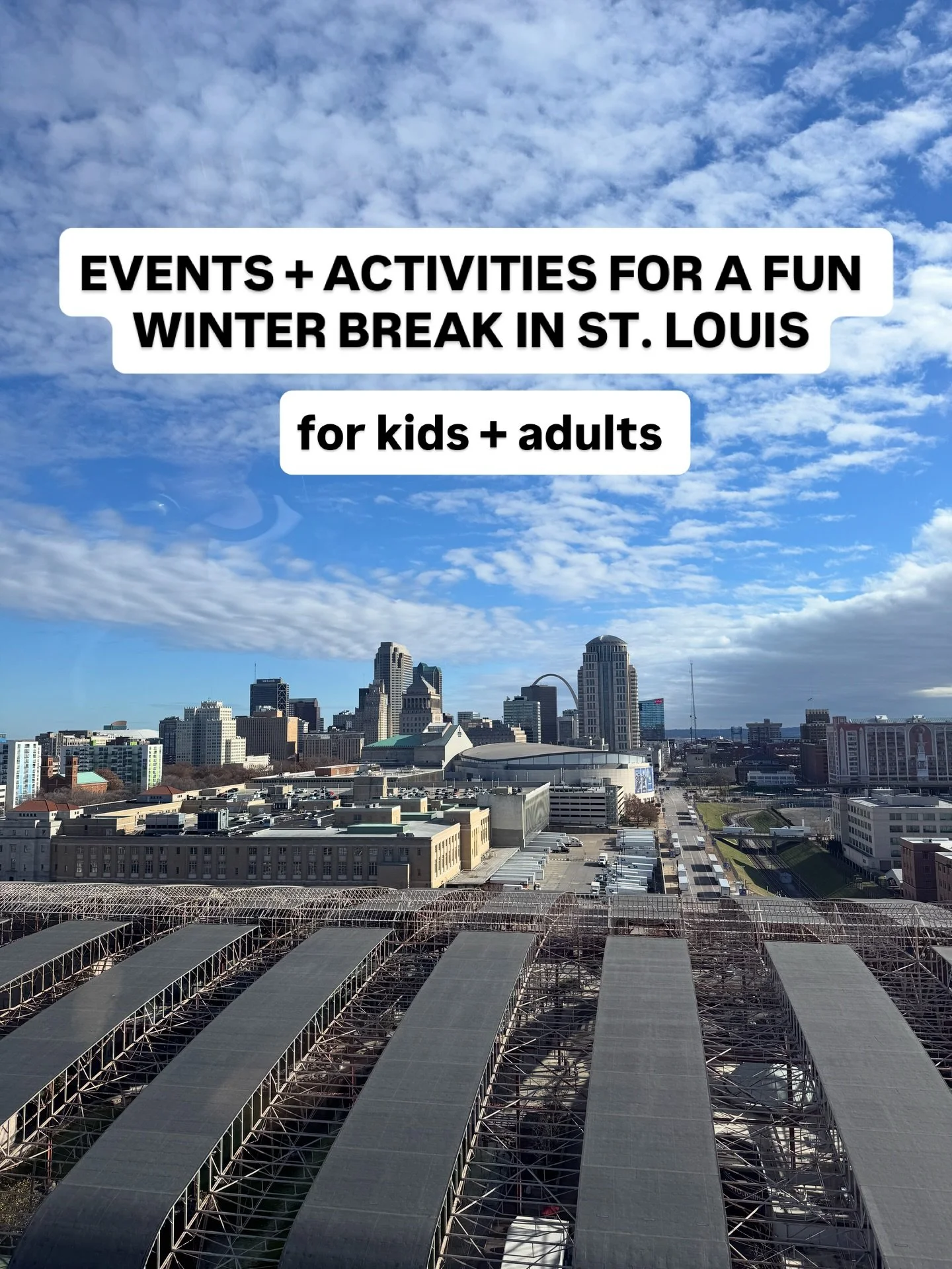 Winter break is here and there&rsquo;s so much to do in St. Louis! 

I rounded up more than 50 events and activities for kids and adults for the rest of the month. From holiday events to live music and lots of free things to keep the kids from saying
