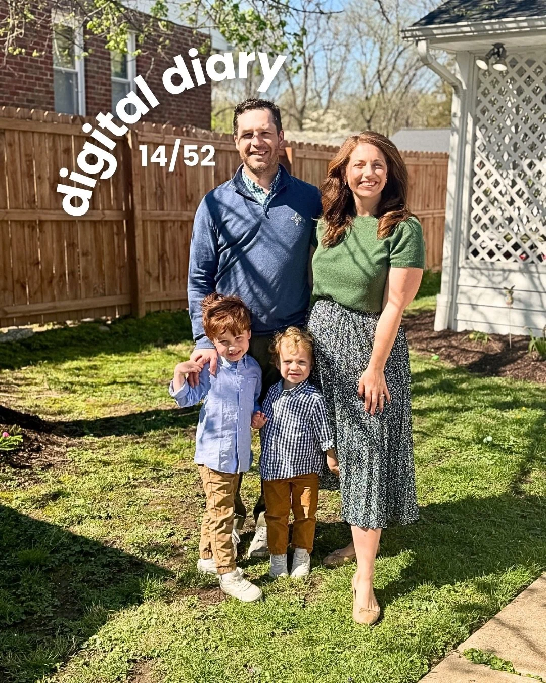 Missed a few weeks but back with my digital diary post highlighting the big and little moments that made the week special. 

Happy Easter! I hope your week and your holiday weekend was filled with joy. What was the best part of your week?