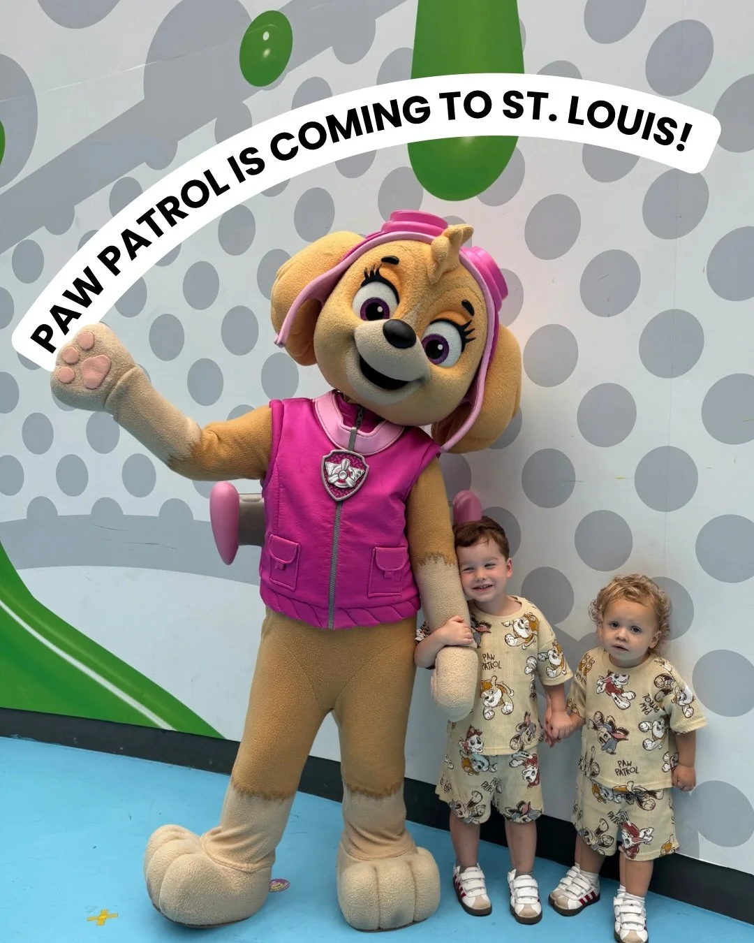Paw Patrol is coming to St. Louis! If your kiddos love Chase and crew as much as mine then mark your calendars for April 18-19! @pawpatrollive, A Mighty Adventure is coming to @stifeltheatre !  We went the last time the Paw Patrol show came to Stifel