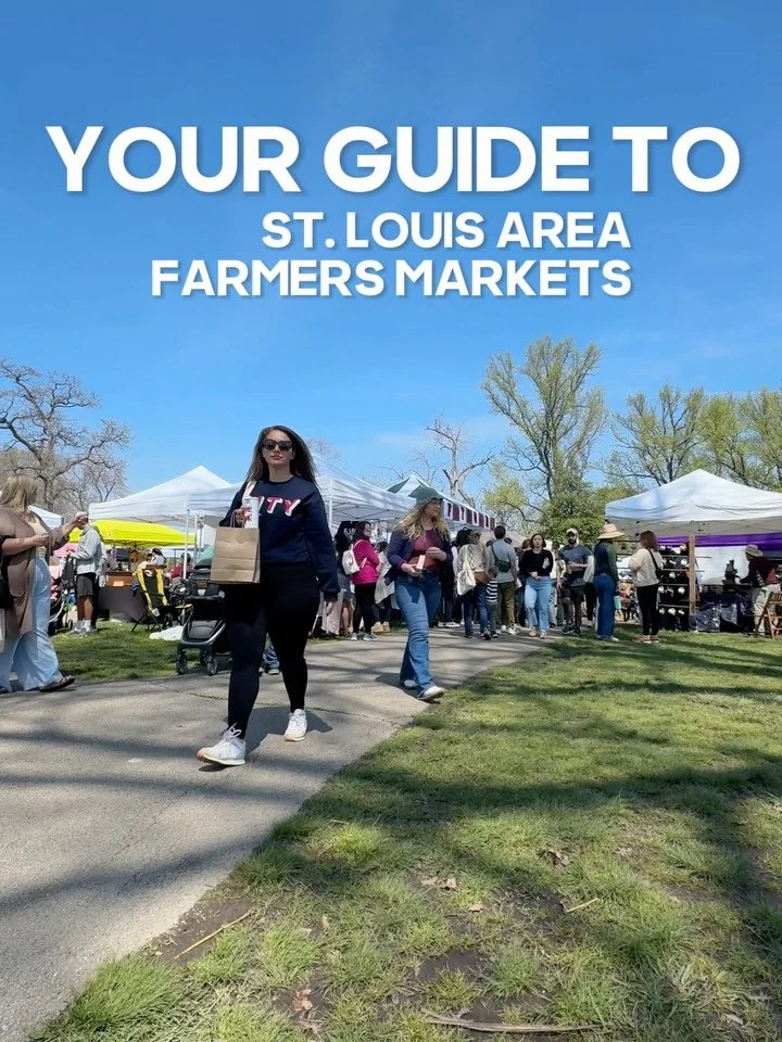 Farmers market season is here and there&rsquo;s no shortage of great ones to check out in the St. Louis region! 

From weekdays to weekends, there&rsquo;s a market for you! Swipe for the full list and want more details? I rounded them all up on my bl