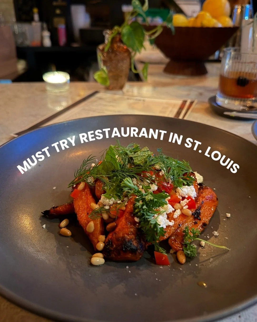It&rsquo;s been a minute since I&rsquo;ve gone to a new restaurant and was obsessed with everything ❤️

But every thing we ordered at @scouts.stl this weekend was amazing. Days later and I&rsquo;m STILL thinking about the roasted carrots. 

Beautiful