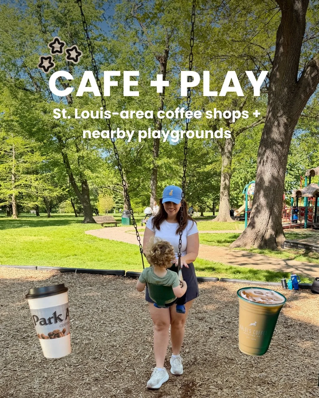 It&rsquo;s the season to grab a coffee and spend all day at the playground ✨ And I am here to give you what you NEED! A round up coffee shops located either within walking distance or a super short drive from some of St. Louis&rsquo; best playgrounds