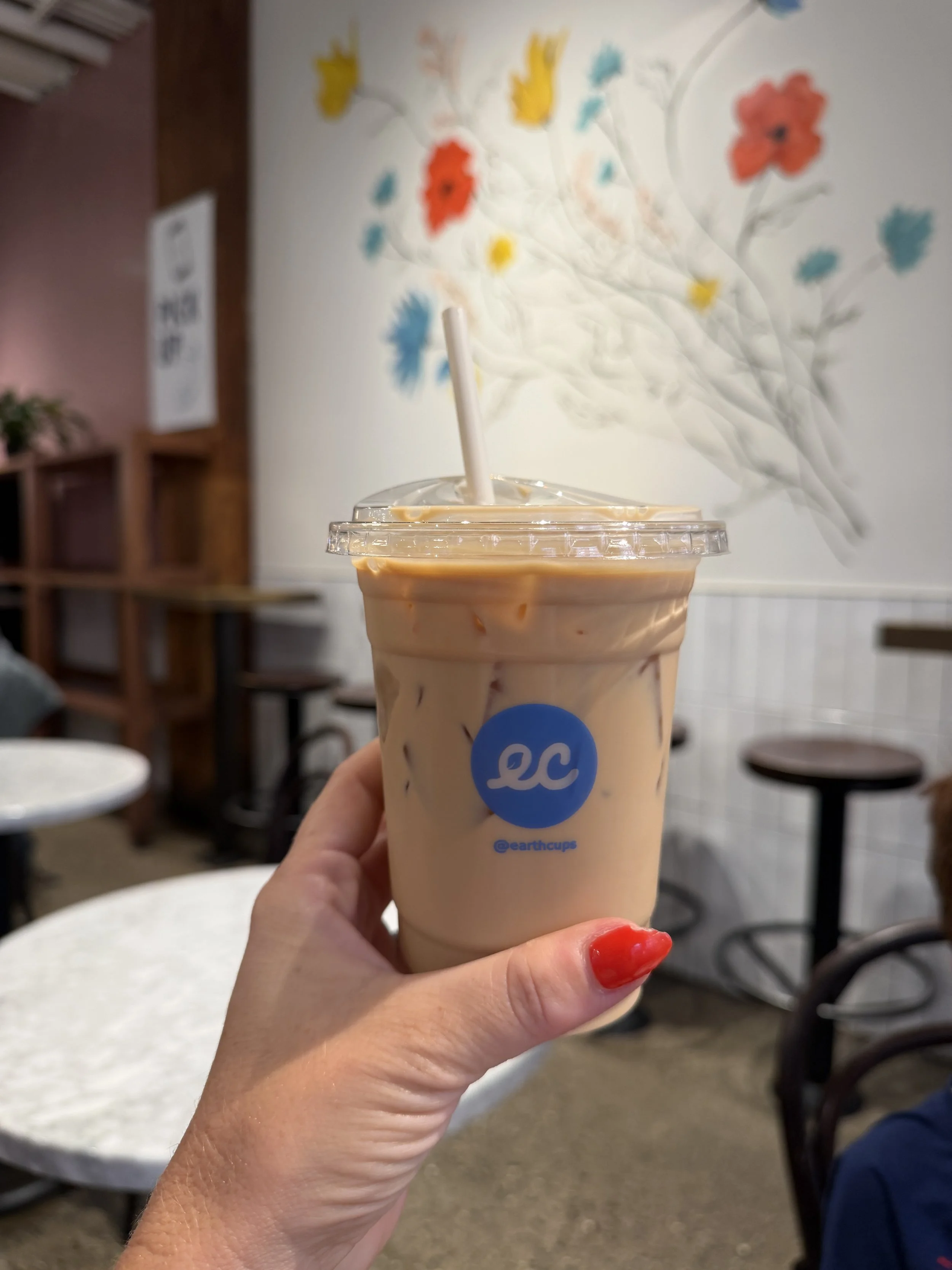 Ice Latte at Flour Bakery in Boston
