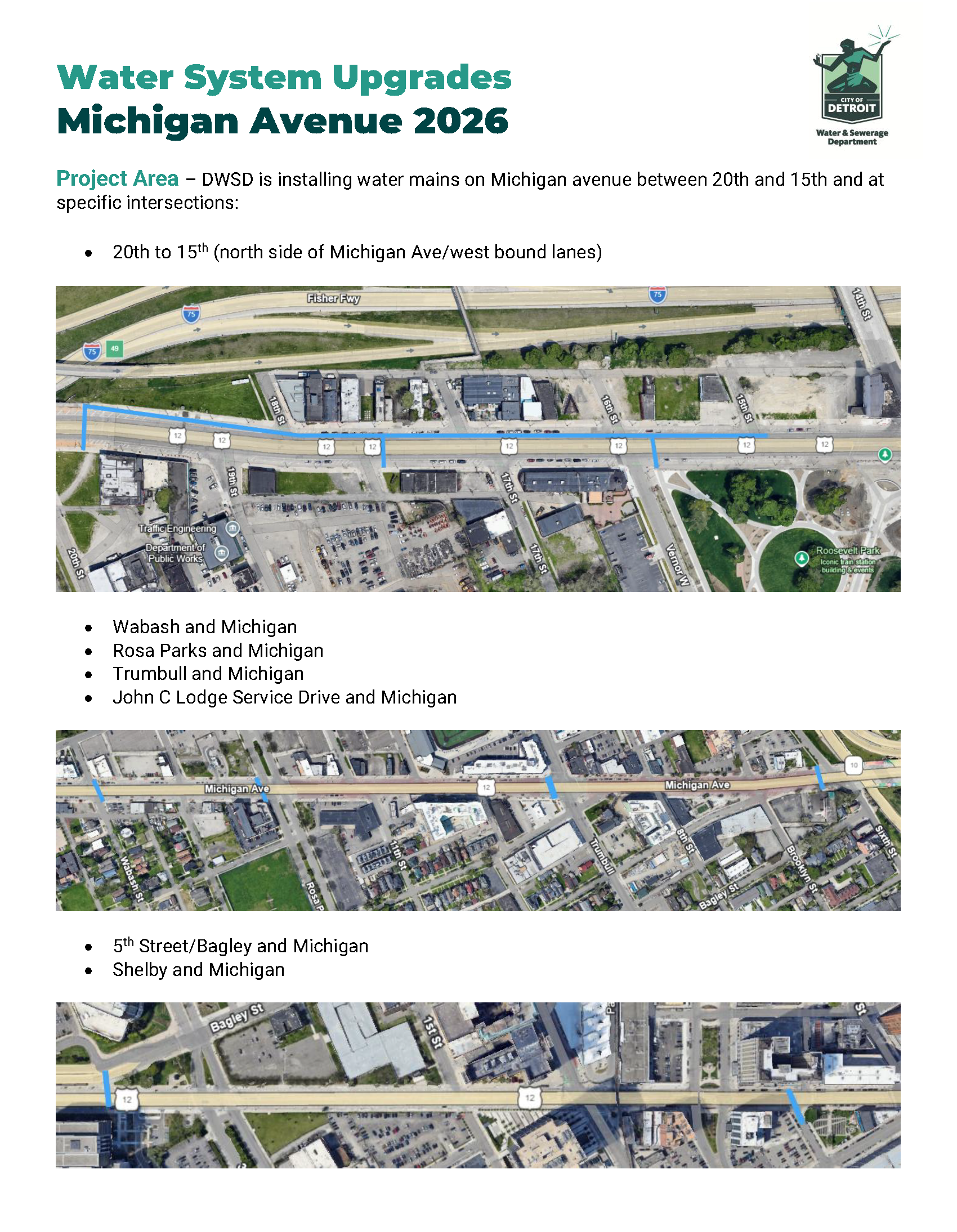 Michigan Ave - Water System Upgrades