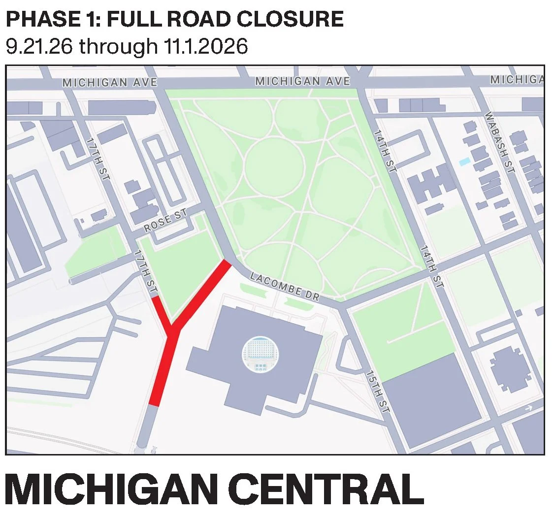 Road Closures - Vernor Highway & 17th Street